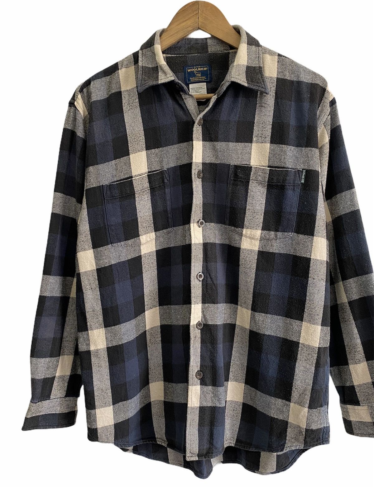 Engineered Garments × Woolrich Woolen Mills Vintage Woolrich Usa Flannel Check Plaid Button Up Ls Shirt Size US M / EU 48-50 / 2 - 3 Thumbnail