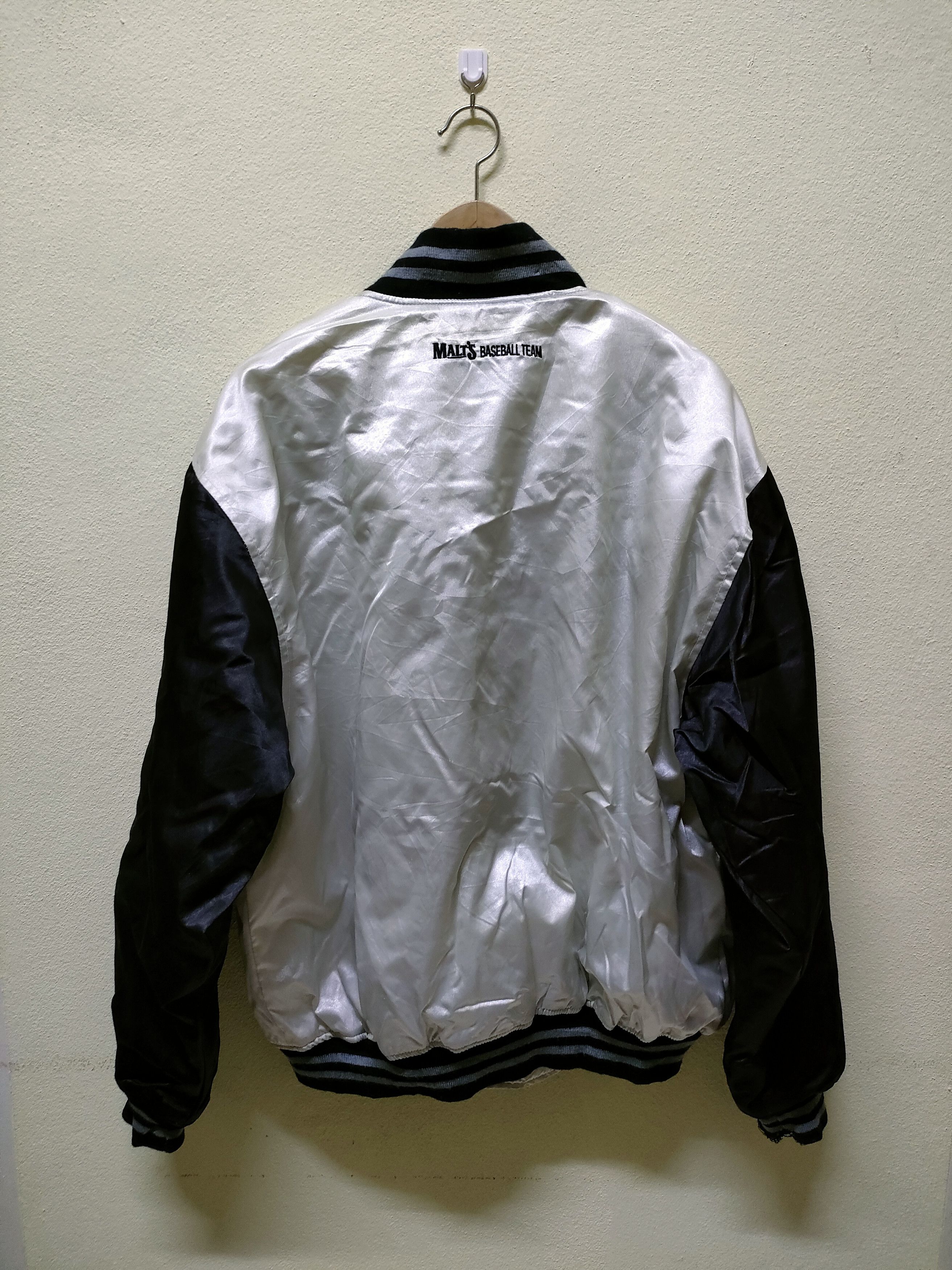 MLB × Vintage Malt's Baseball Team Bomber Jacket Size US L / EU 52-54 / 3 - 2 Thumbnail