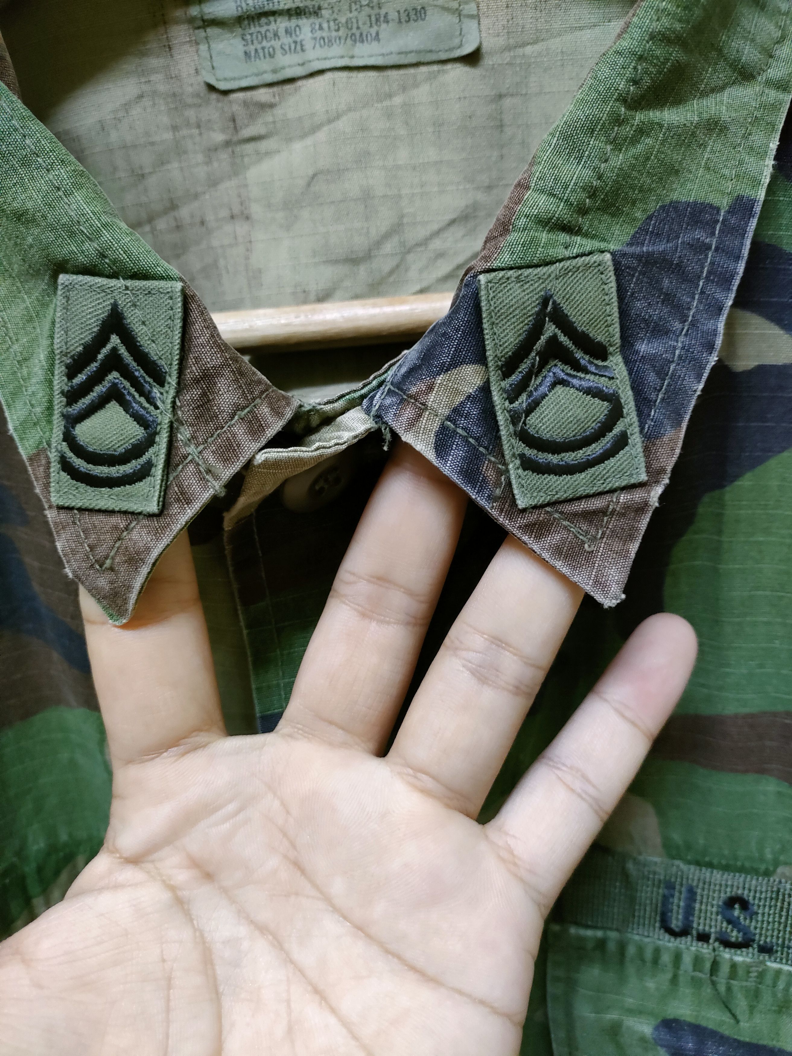 Vintage × Woodlands Vintage Woodland Camouflage Army Size US L / EU 52-54 / 3 - 8 Thumbnail