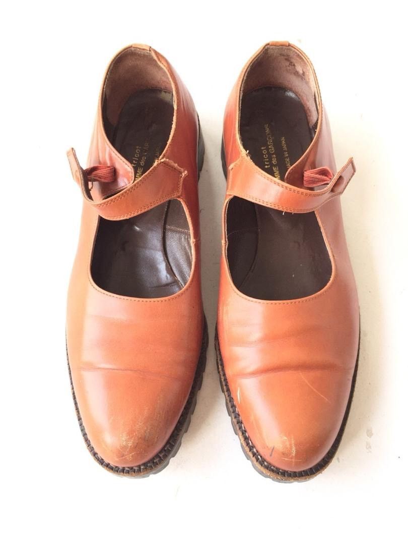 Comme des Garcons 💥Final💥Comme Des Garcons Tricot Leather Shoes Size US 6 / IT 36 - 1 Thumbnail