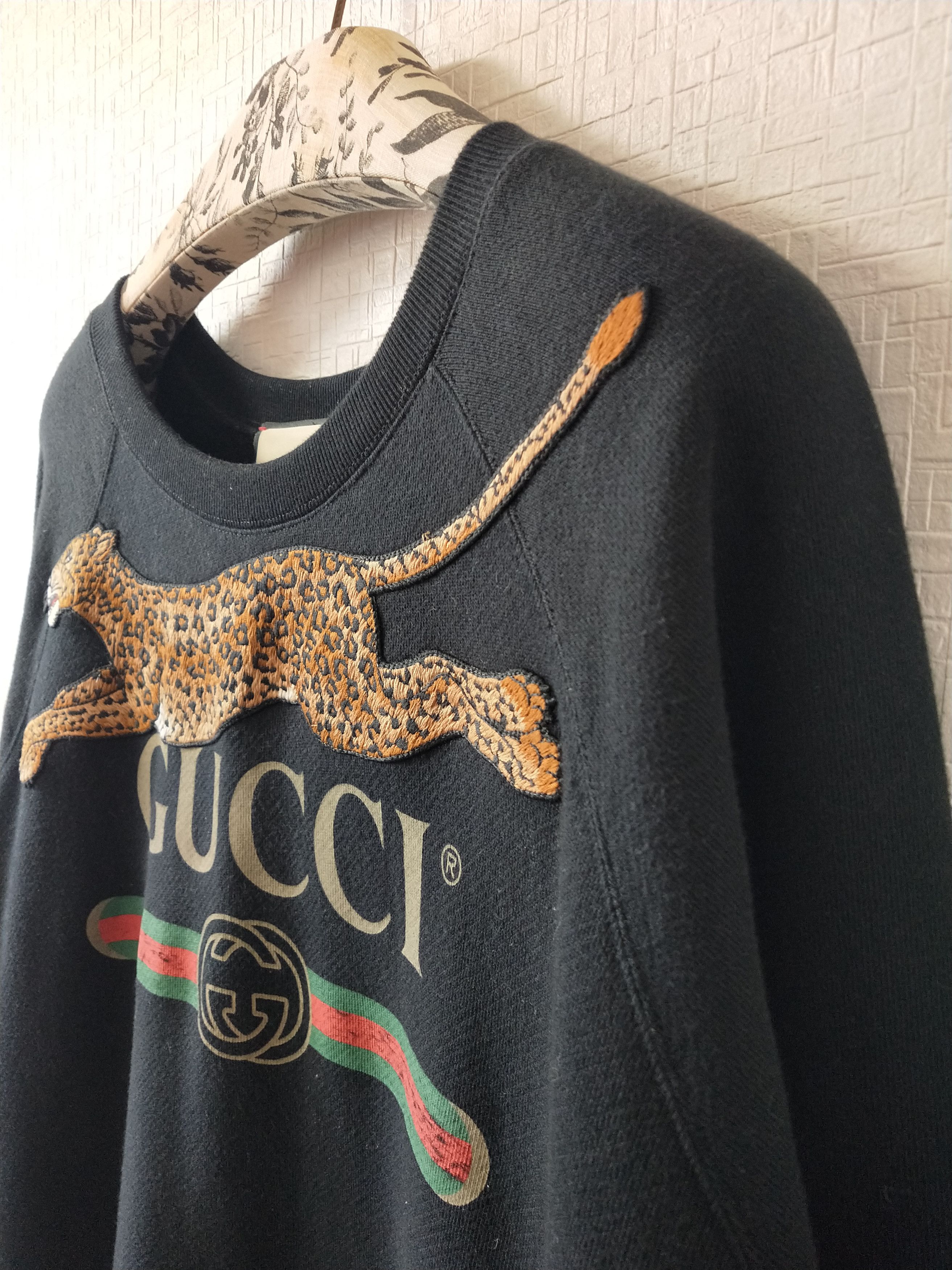 Gucci Leopard Logo Sweatshirt Size US M / EU 48-50 / 2 - 4 Thumbnail