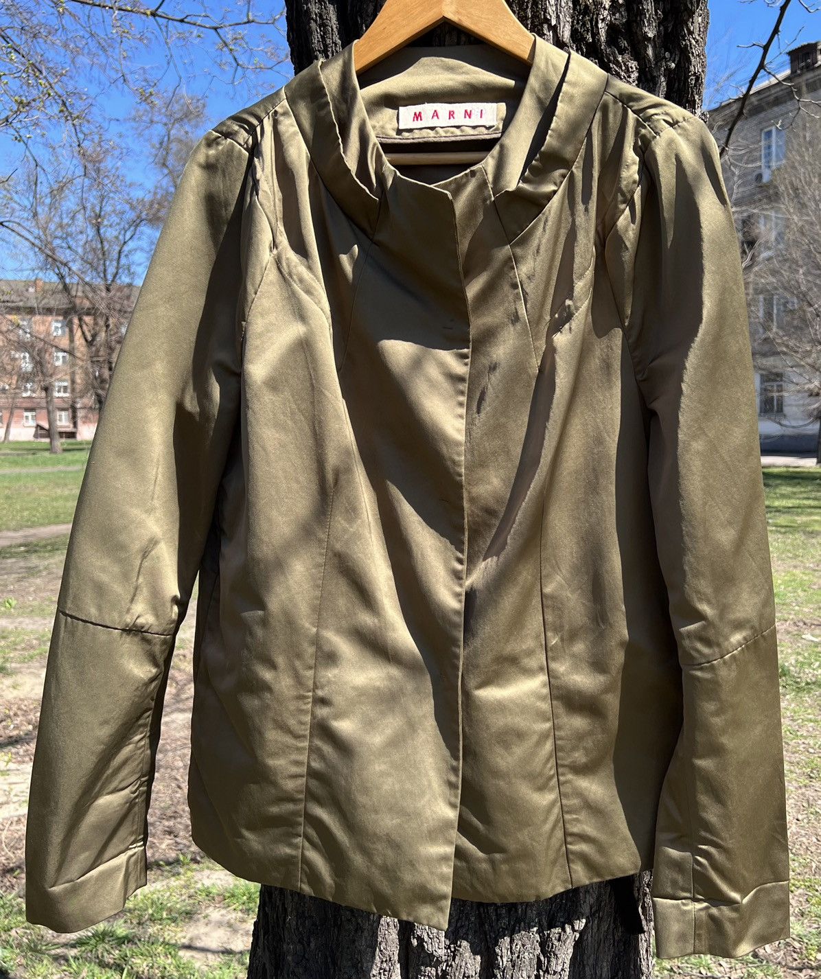 Marni Marni Nylon Gold Jacket Blazer Size M / US 6-8 / IT 42-44 - 5 Thumbnail
