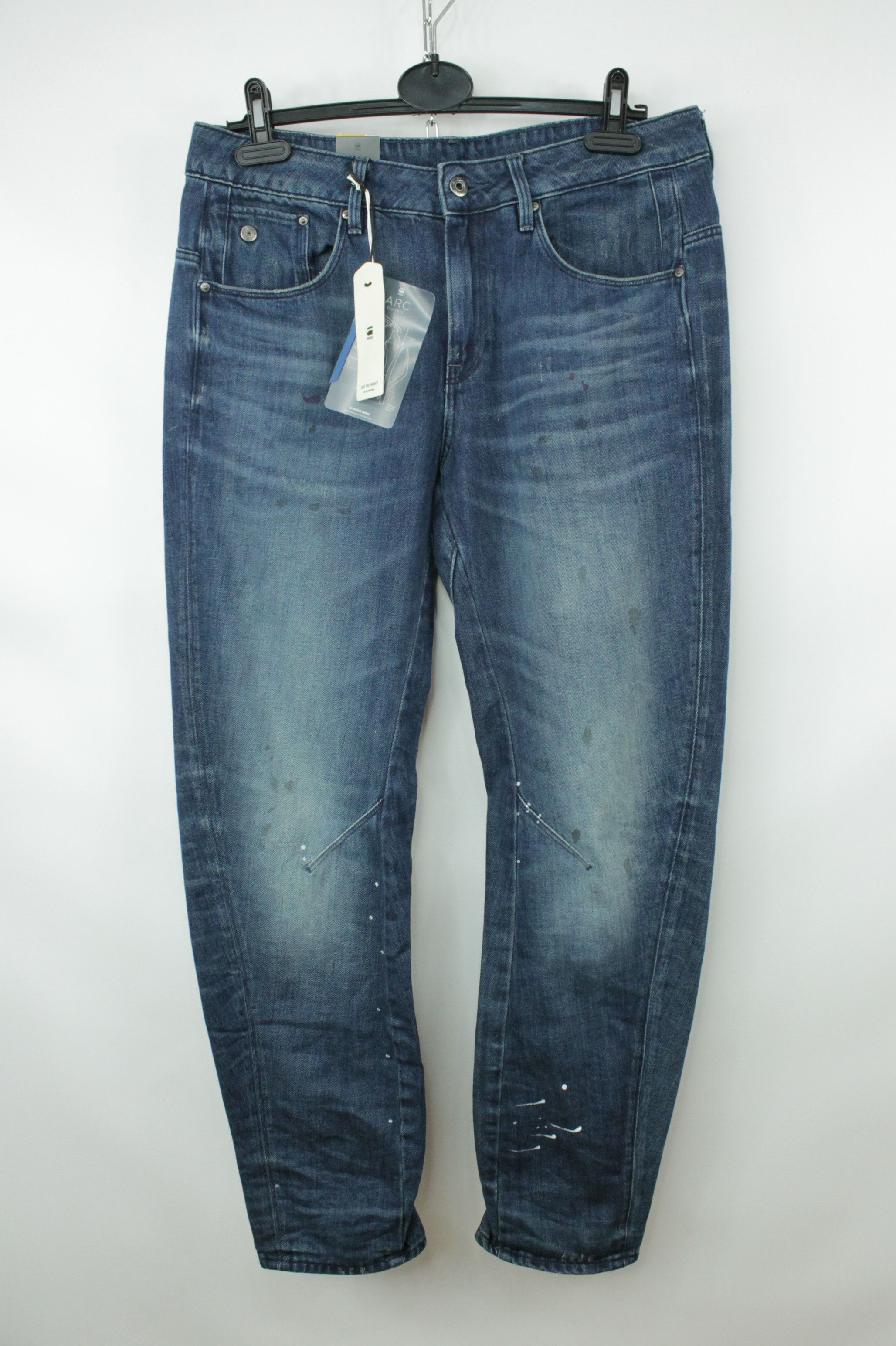 G-Star G-Star Raw Arc 3D Mid Waist Boyfriend Dark blue Jeans WMNS Size 29" - 5 Thumbnail