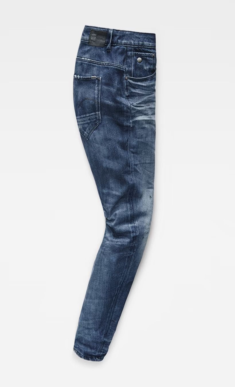 G-Star G-Star Raw Arc 3D Mid Waist Boyfriend Dark blue Jeans WMNS Size 29" - 3 Thumbnail