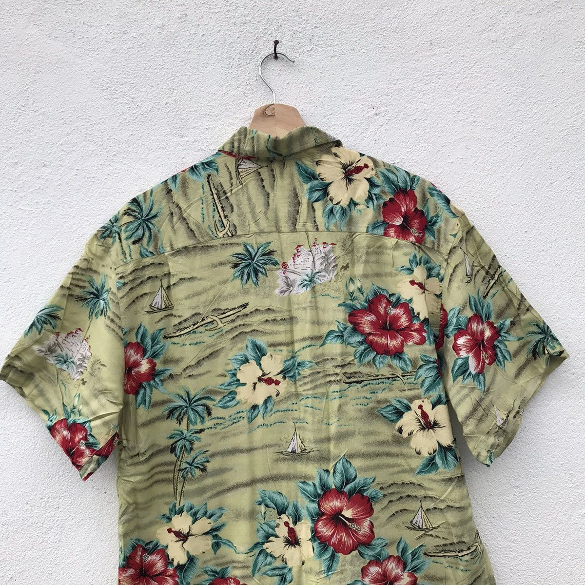 Vintage Lea Lea Coconut Rayon Hawaiian Shirts Size US L / EU 52-54 / 3 - 8 Thumbnail