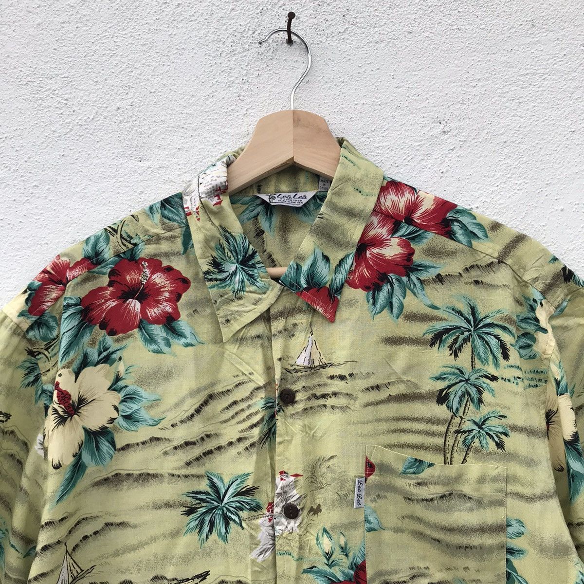 Vintage Lea Lea Coconut Rayon Hawaiian Shirts Size US L / EU 52-54 / 3 - 2 Thumbnail