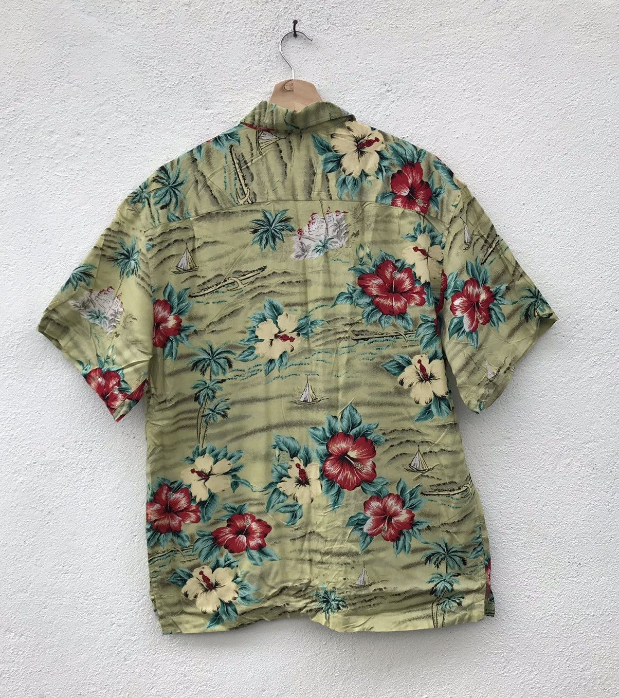 Vintage Lea Lea Coconut Rayon Hawaiian Shirts Size US L / EU 52-54 / 3 - 7 Thumbnail