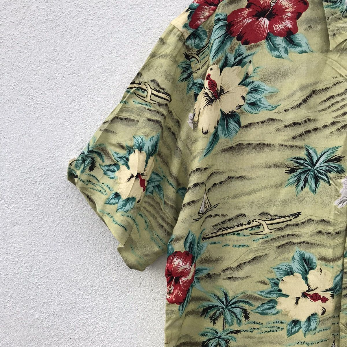 Vintage Lea Lea Coconut Rayon Hawaiian Shirts Size US L / EU 52-54 / 3 - 4 Thumbnail