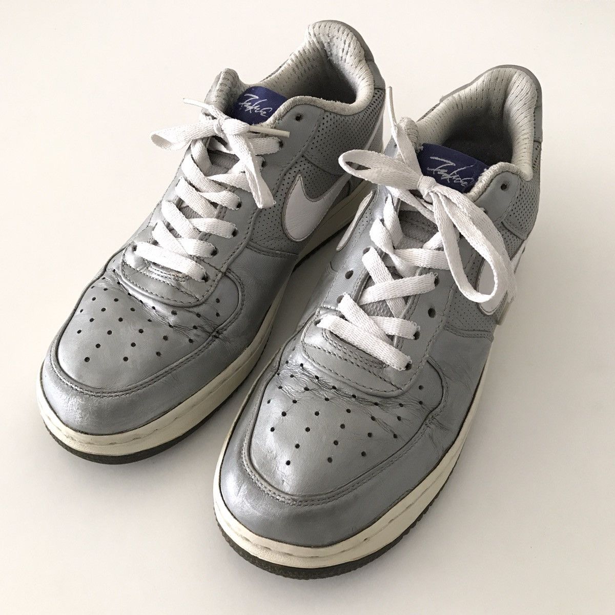 Futura × Nike Nike x Futura 2010 Air Force 1 Premium Yankees Size US 8 / EU 41 - 1 Thumbnail