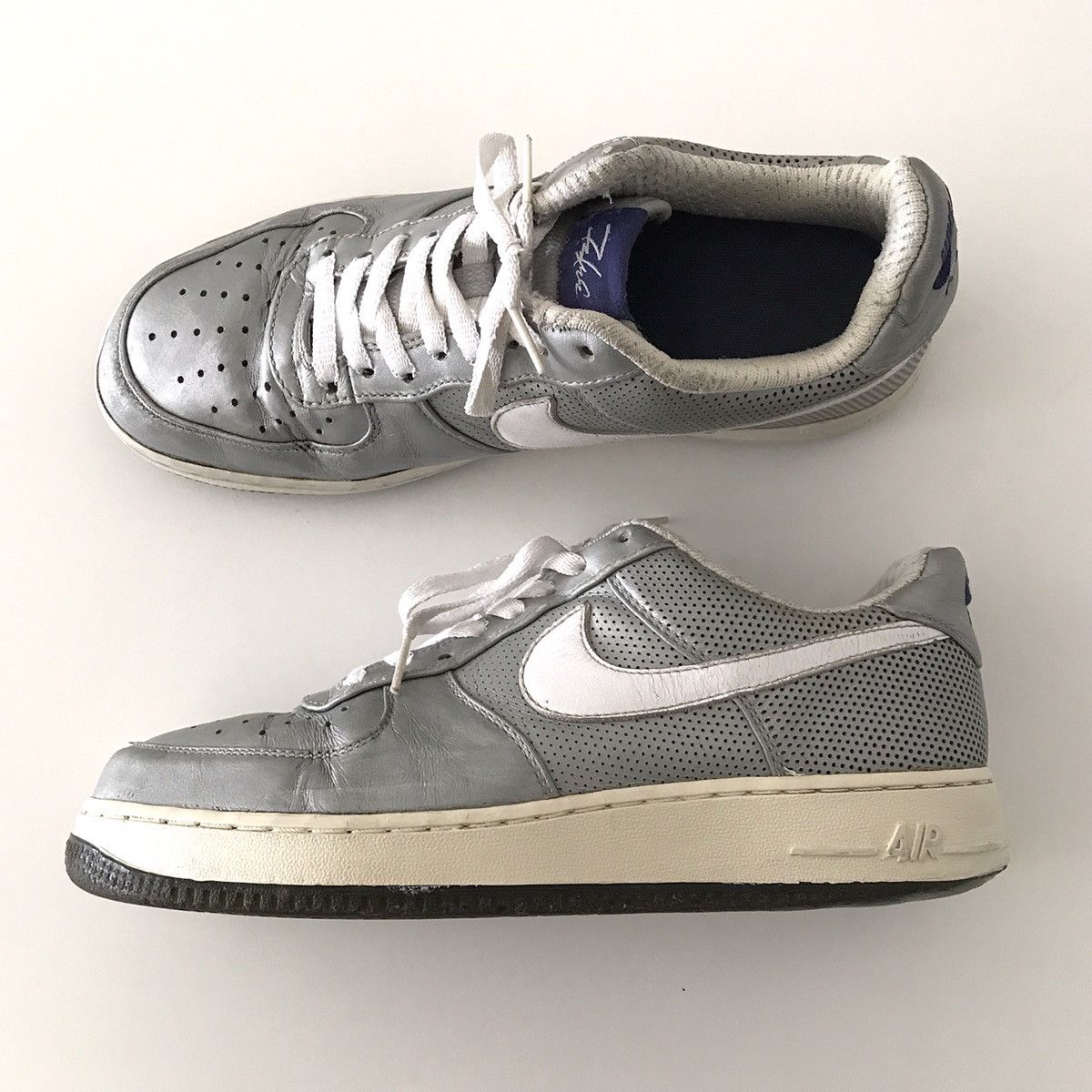 Futura × Nike Nike x Futura 2010 Air Force 1 Premium Yankees Size US 8 / EU 41 - 2 Thumbnail