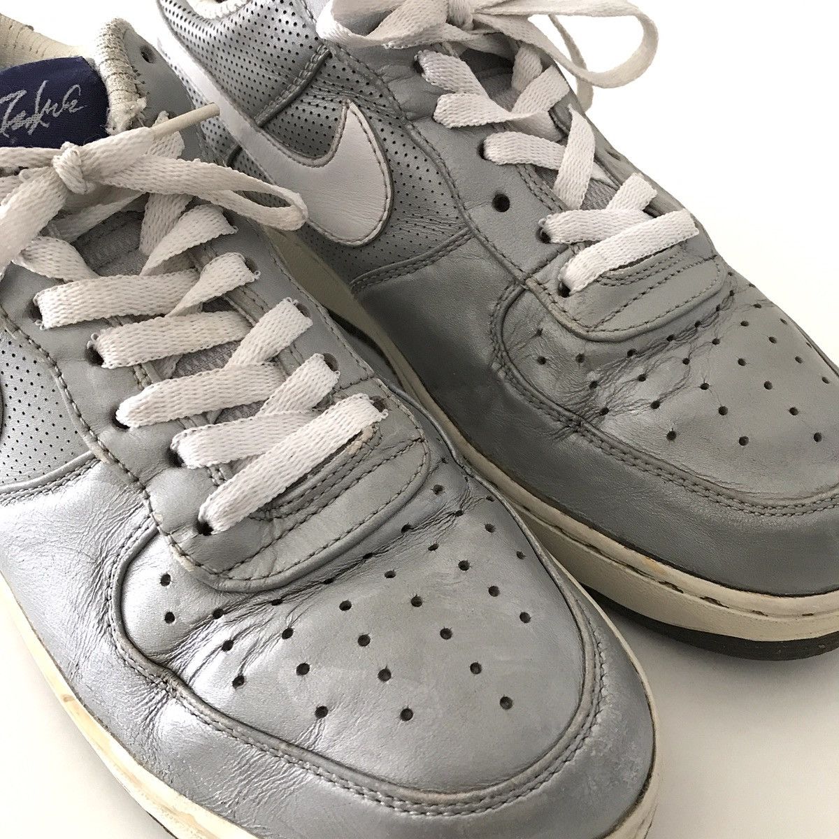 Futura × Nike Nike x Futura 2010 Air Force 1 Premium Yankees Size US 8 / EU 41 - 3 Thumbnail