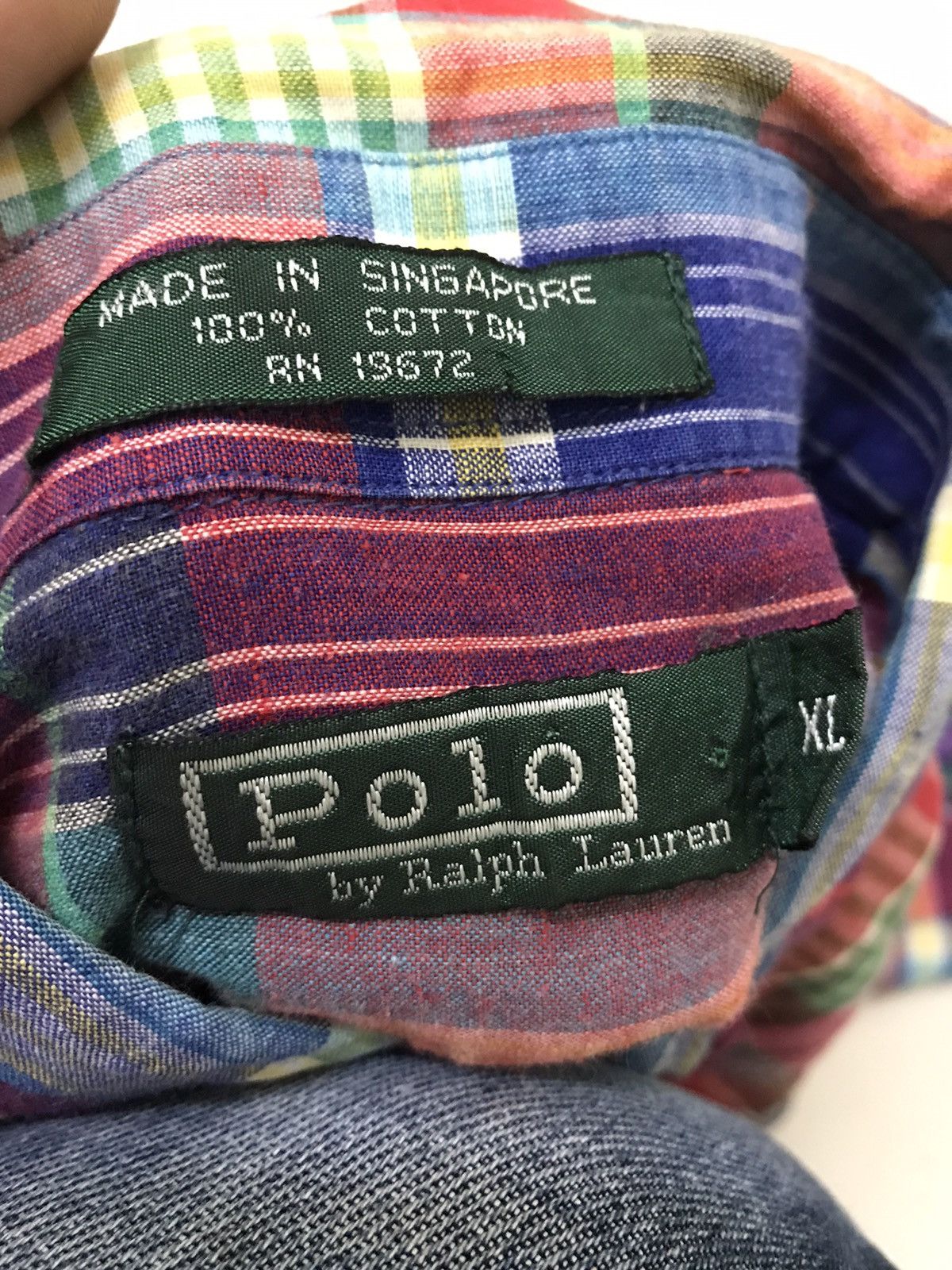 Polo Ralph Lauren Vintage Polo Ralph Lauren Checked Red Shirt Size US S / EU 44-46 / 1 - 7 Thumbnail