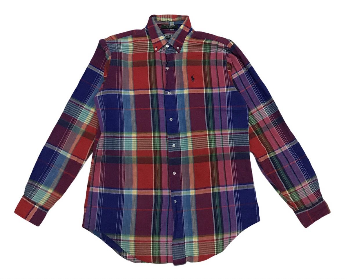 Polo Ralph Lauren Vintage Polo Ralph Lauren Checked Red Shirt Size US S / EU 44-46 / 1 - 6 Thumbnail