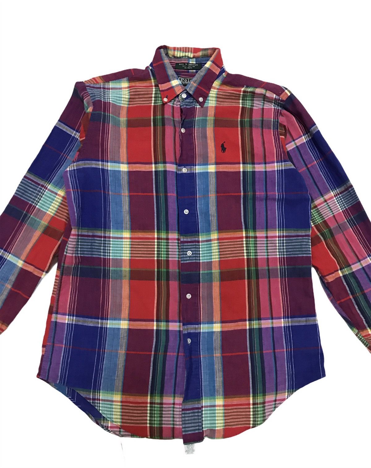 Polo Ralph Lauren Vintage Polo Ralph Lauren Checked Red Shirt Size US S / EU 44-46 / 1 - 5 Thumbnail