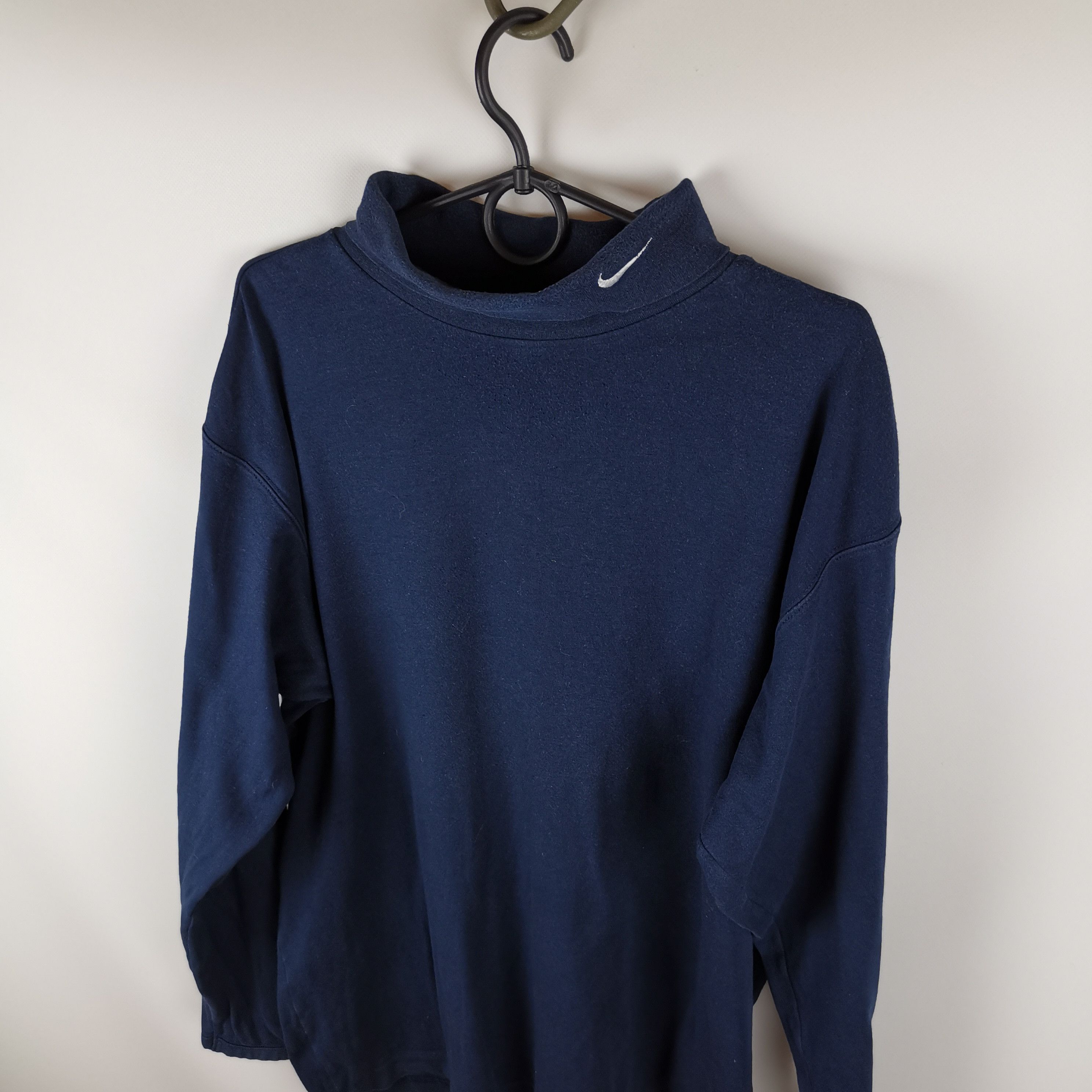 Nike Nike vintage y2k turtleneck blue logo swoosh longsleeve Size US L / EU 52-54 / 3 - 4 Thumbnail