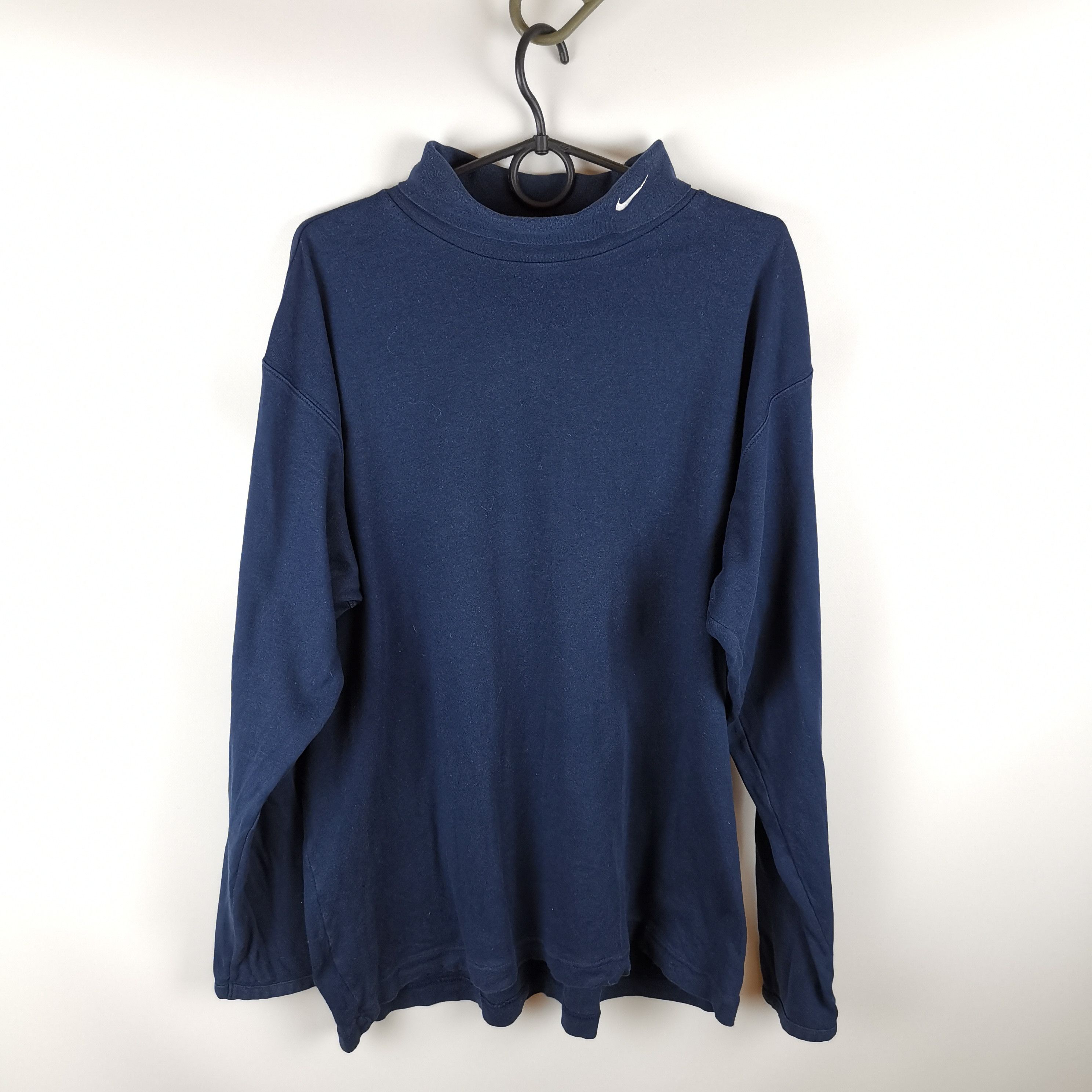 Nike Nike vintage y2k turtleneck blue logo swoosh longsleeve Size US L / EU 52-54 / 3 - 2 Thumbnail