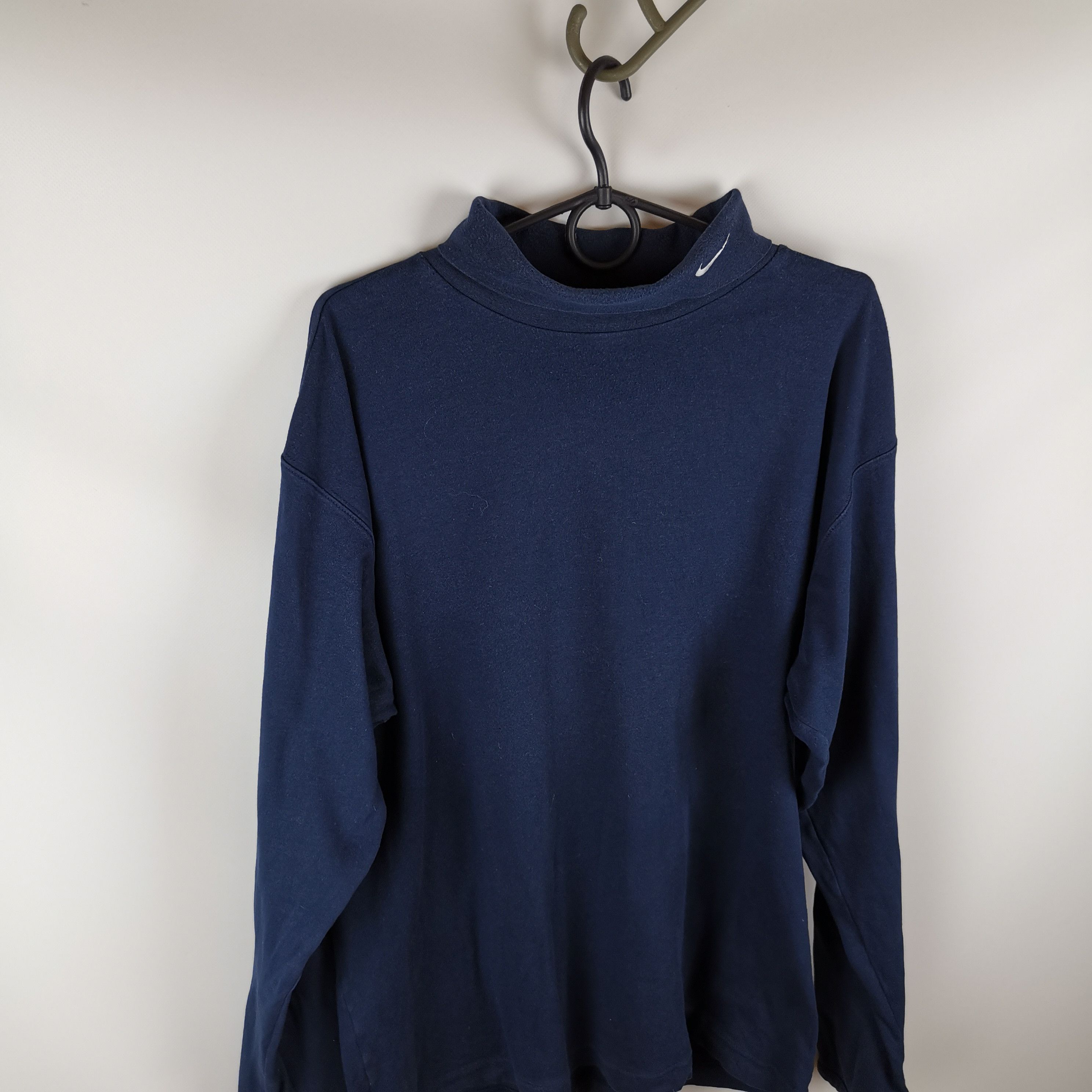 Nike Nike vintage y2k turtleneck blue logo swoosh longsleeve Size US L / EU 52-54 / 3 - 5 Thumbnail