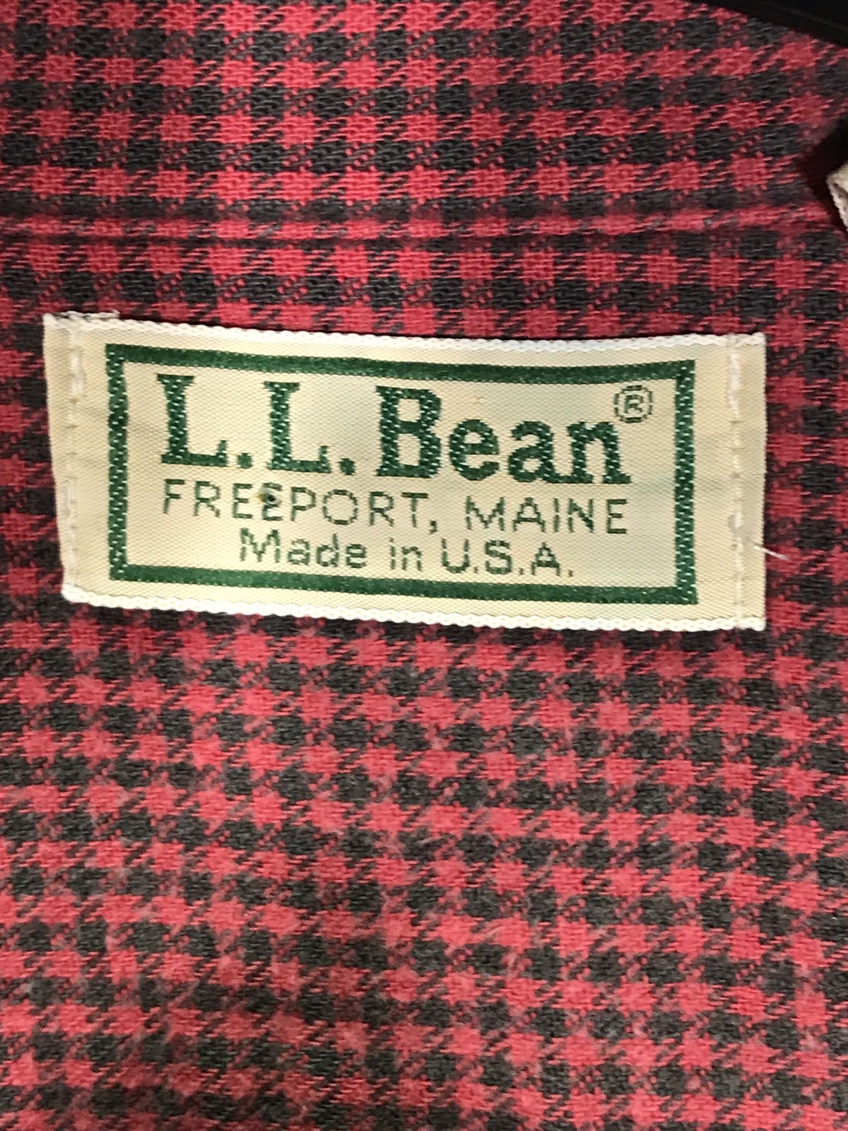 L.L. Bean × Vintage Vintage LL Bean Denim Work Shirt Made In Usa Size US L / EU 52-54 / 3 - 4 Thumbnail