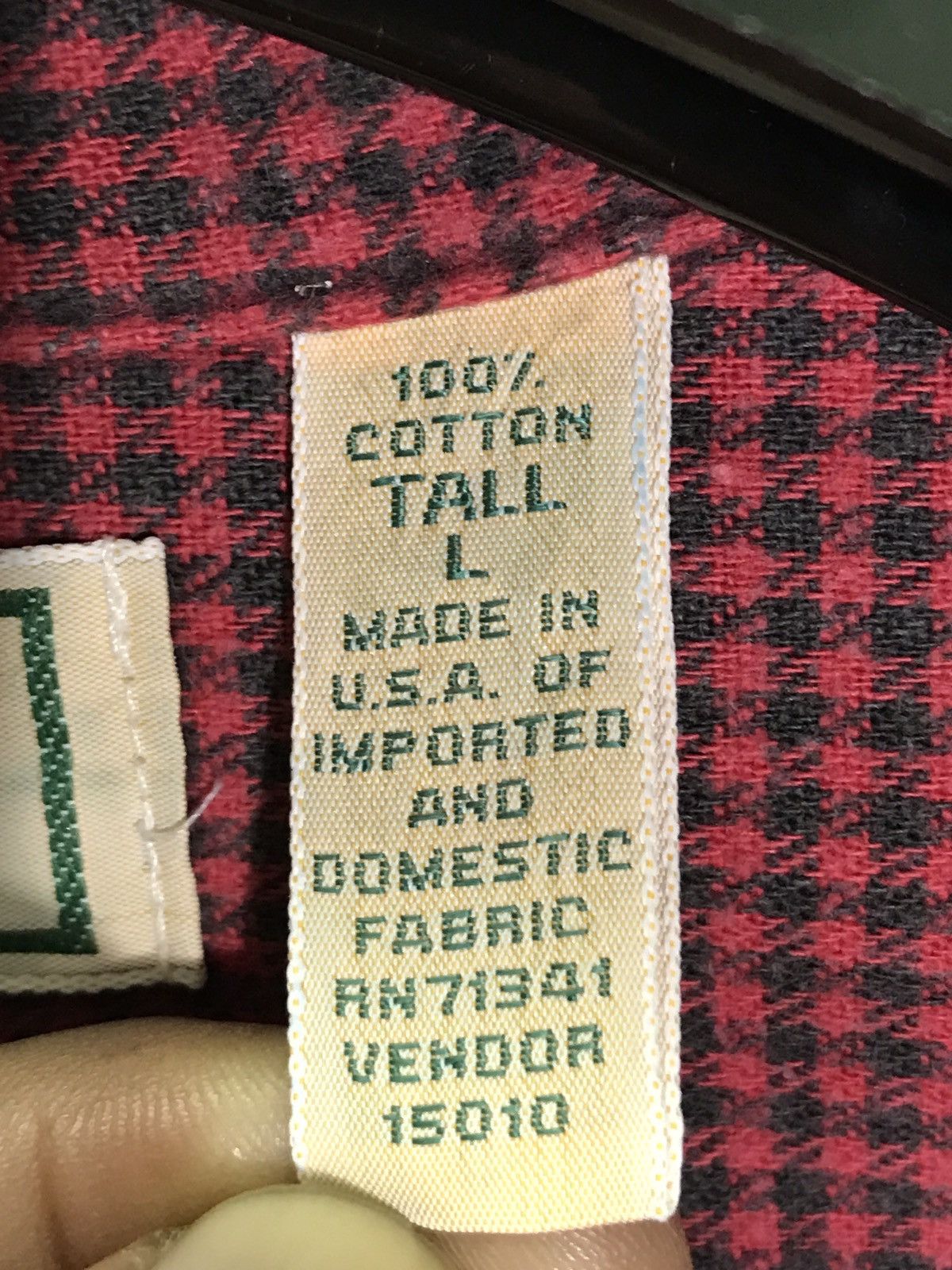 L.L. Bean × Vintage Vintage LL Bean Denim Work Shirt Made In Usa Size US L / EU 52-54 / 3 - 5 Thumbnail
