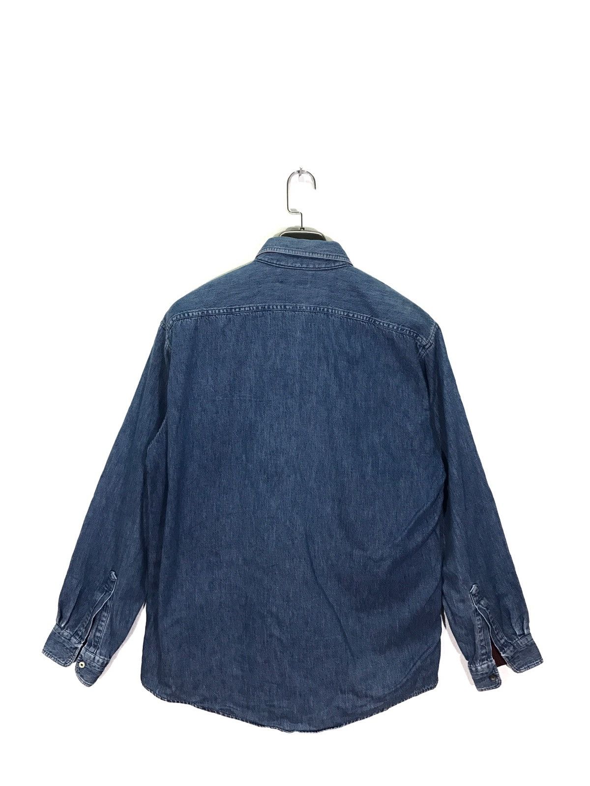 Vintage LL Bean Denim Work Shirt Made In Usa