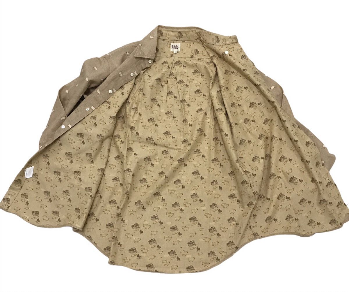 Japanese Brand Made In Japan Eddy Fin De Semaine Sheeps Shirt Size US L / EU 52-54 / 3 - 1 Thumbnail