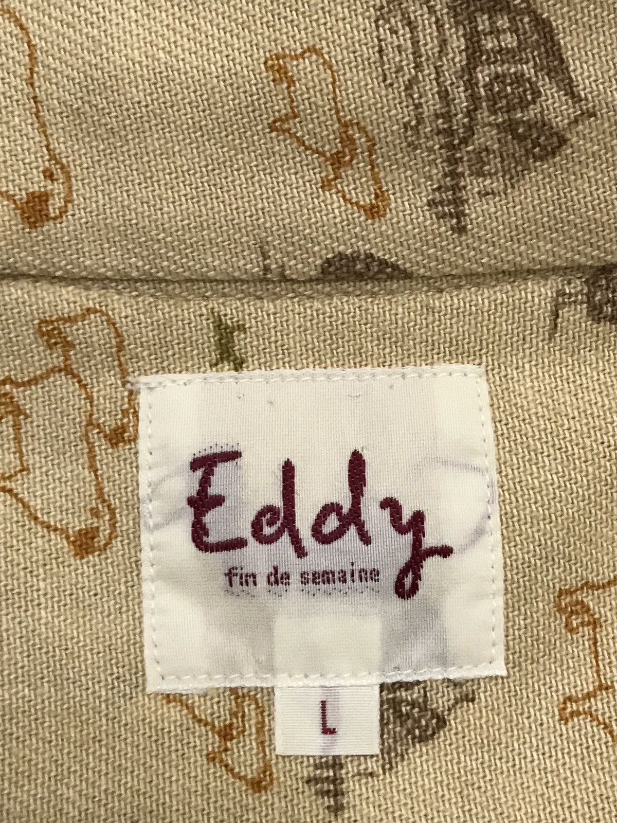 Japanese Brand Made In Japan Eddy Fin De Semaine Sheeps Shirt Size US L / EU 52-54 / 3 - 9 Thumbnail