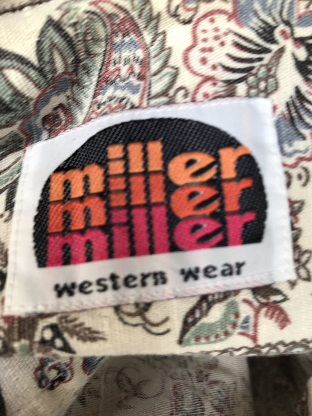 Japanese Brand Miller Western Wear Floral Shirt Size US L / EU 52-54 / 3 - 9 Thumbnail