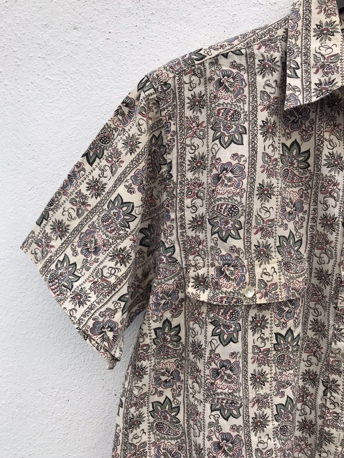 Japanese Brand Miller Western Wear Floral Shirt Size US L / EU 52-54 / 3 - 4 Thumbnail