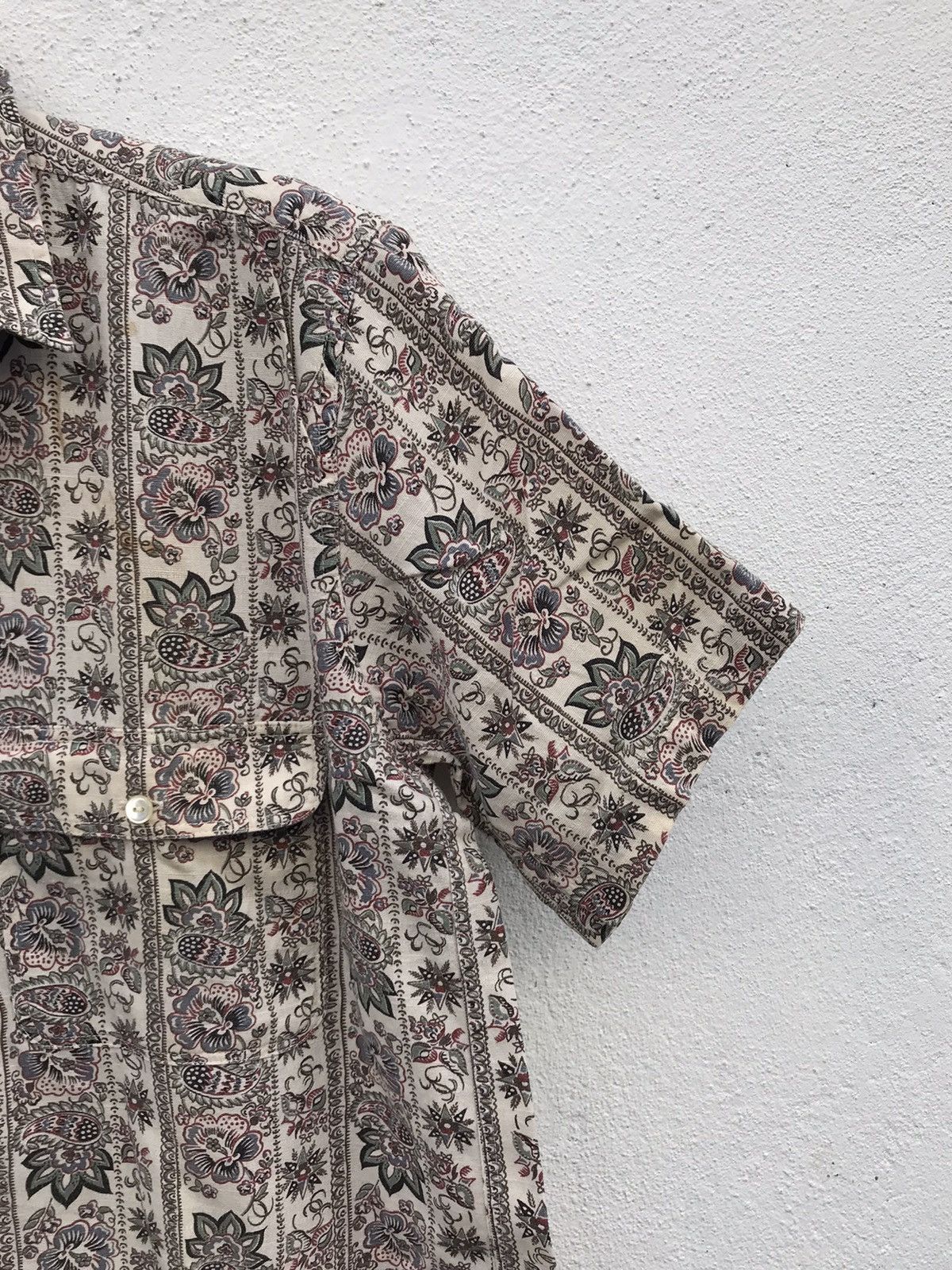 Japanese Brand Miller Western Wear Floral Shirt Size US L / EU 52-54 / 3 - 5 Thumbnail
