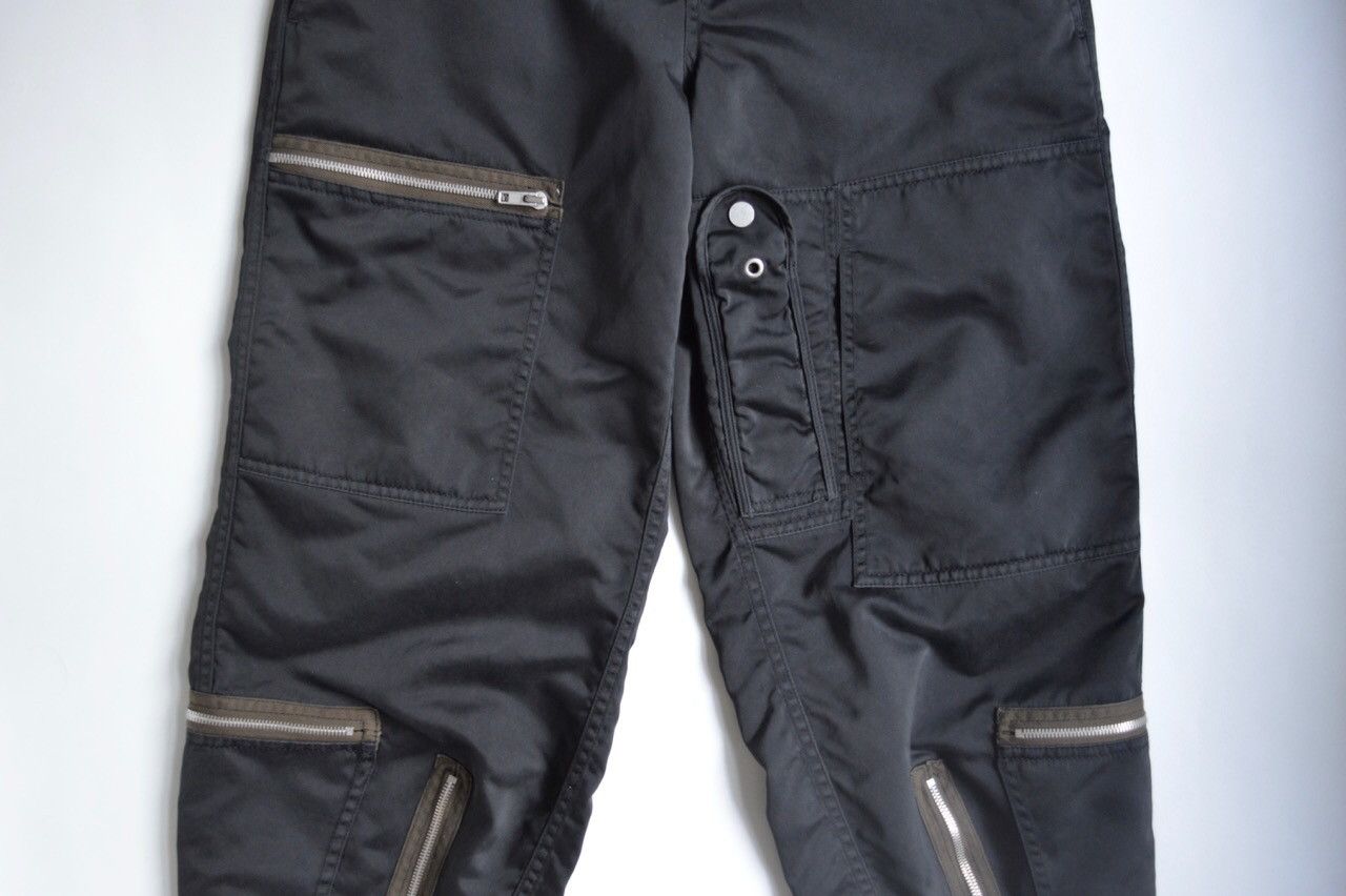 Maison Margiela A/W 19 Sample Black Nylon Astro Cargos Size US 32 / EU 48 - 4 Thumbnail
