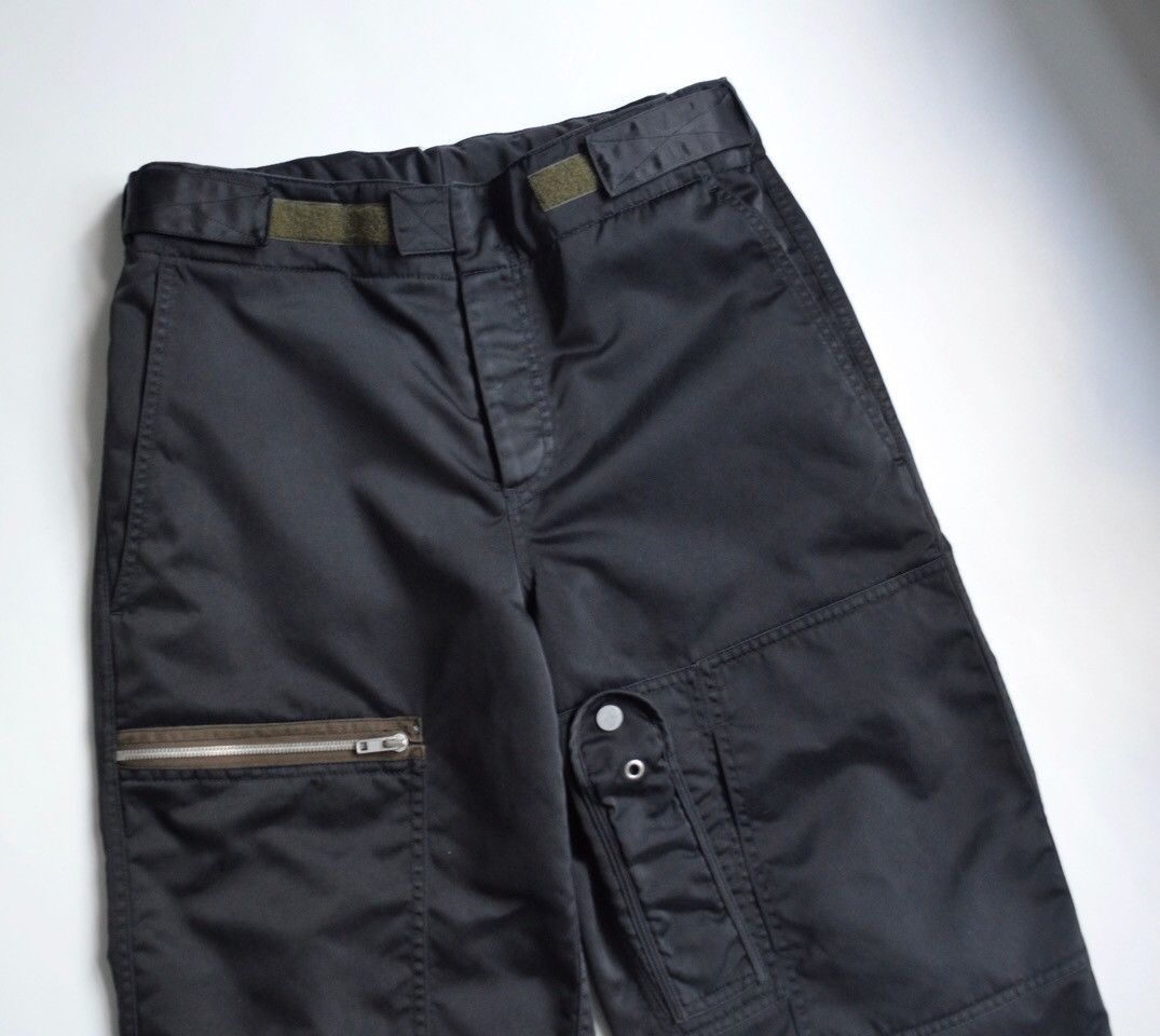 Maison Margiela A/W 19 Sample Black Nylon Astro Cargos Size US 32 / EU 48 - 5 Thumbnail