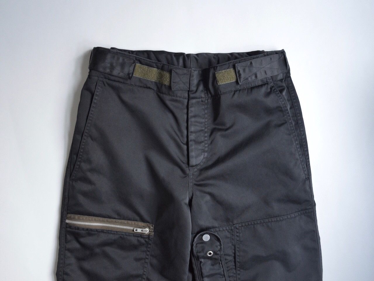 Maison Margiela A/W 19 Sample Black Nylon Astro Cargos Size US 32 / EU 48 - 2 Thumbnail