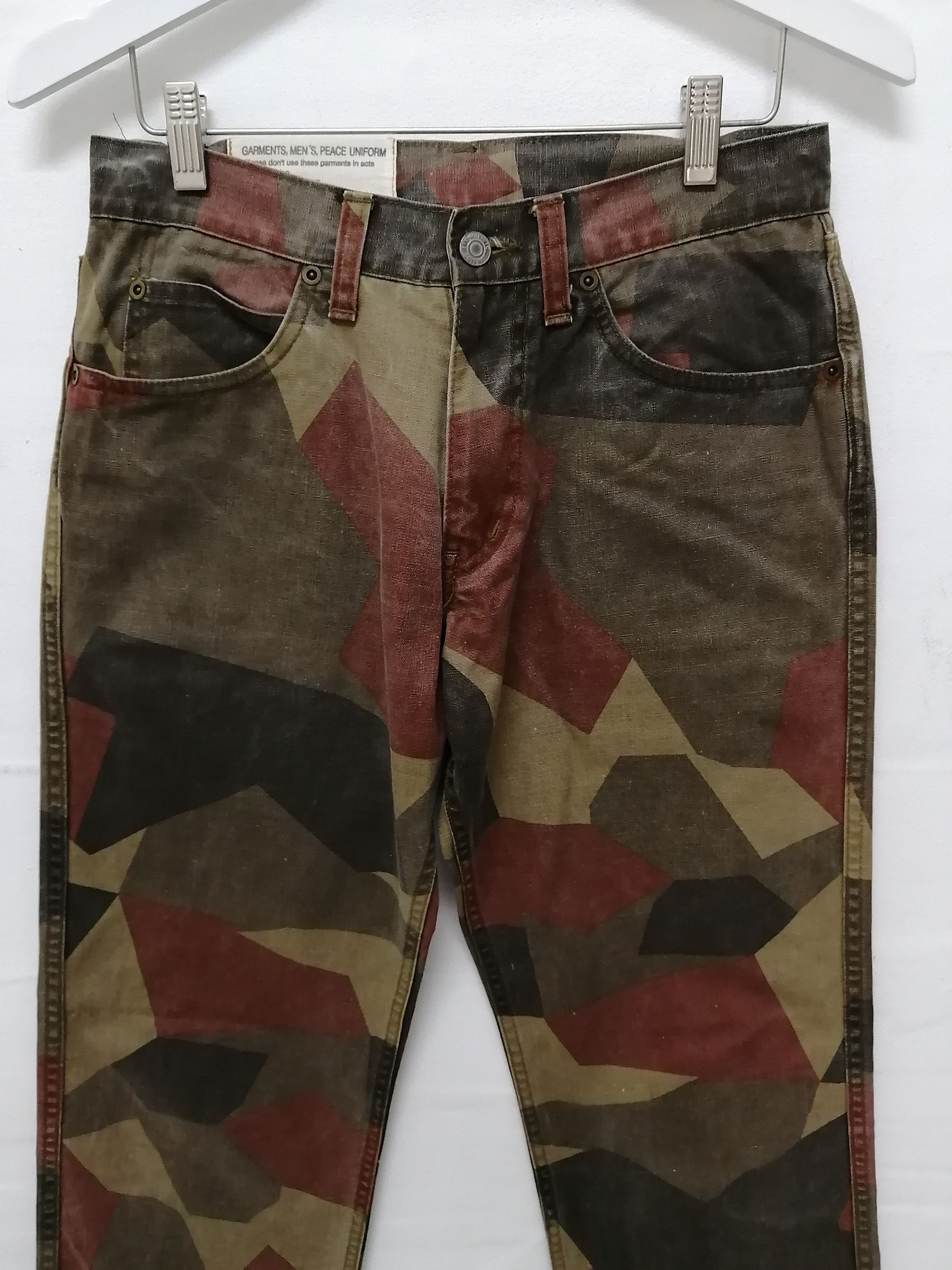 Johnbull Japanese JOHNBULL Nice Design Army Camo Jeans Size US 30 / EU 46 - 2 Thumbnail