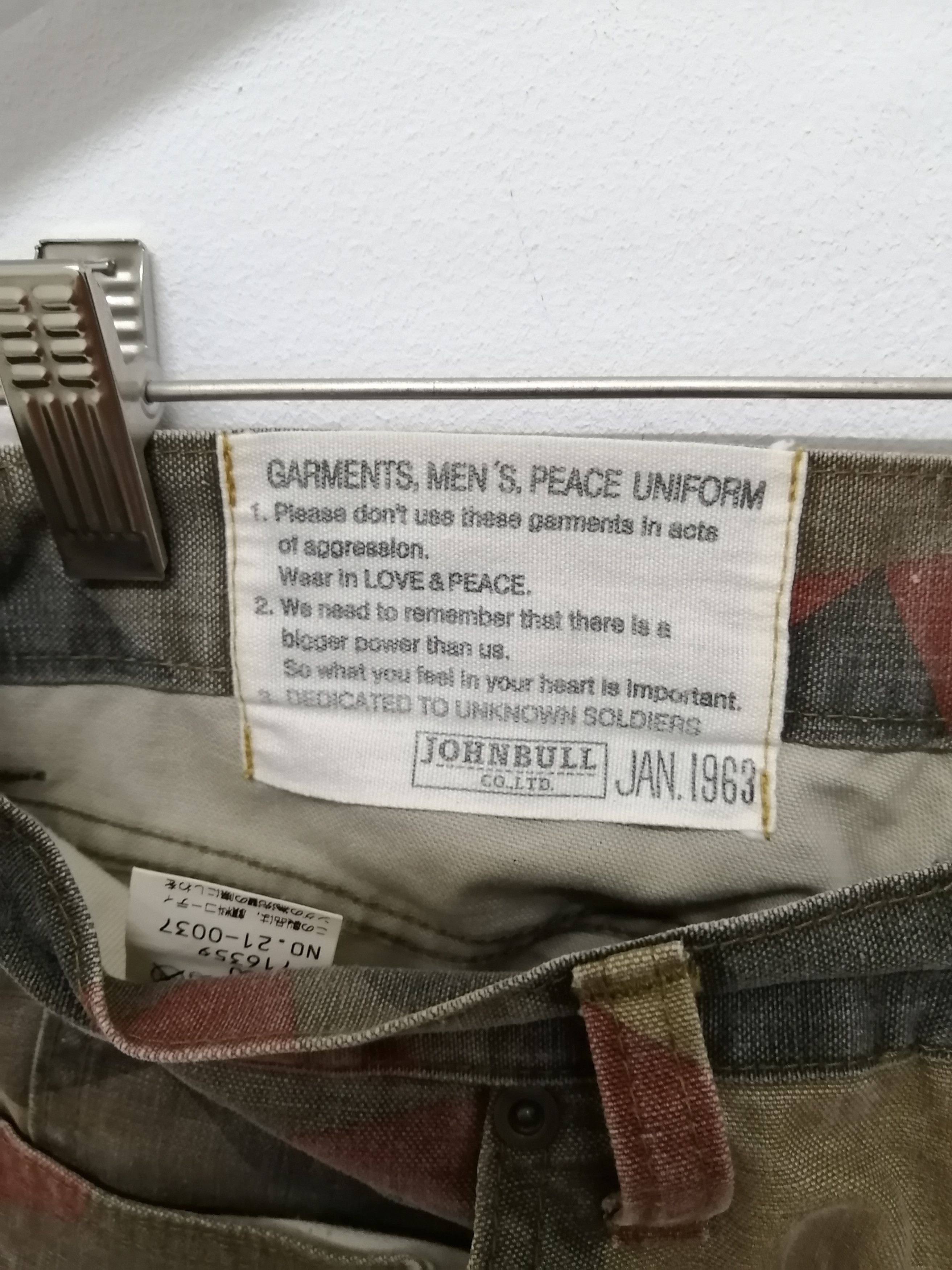 Johnbull Japanese JOHNBULL Nice Design Army Camo Jeans Size US 30 / EU 46 - 4 Thumbnail