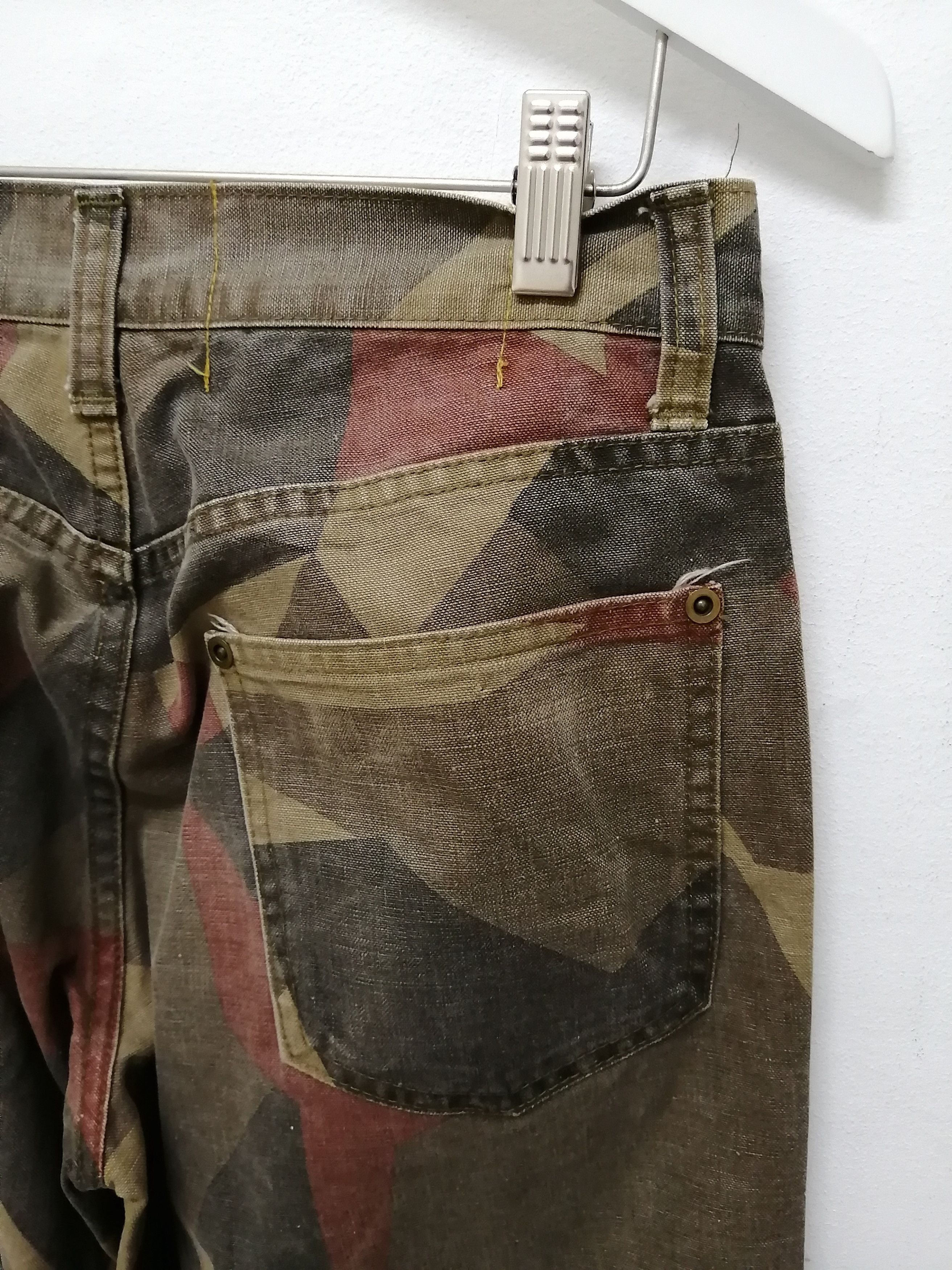 Johnbull Japanese JOHNBULL Nice Design Army Camo Jeans Size US 30 / EU 46 - 8 Thumbnail