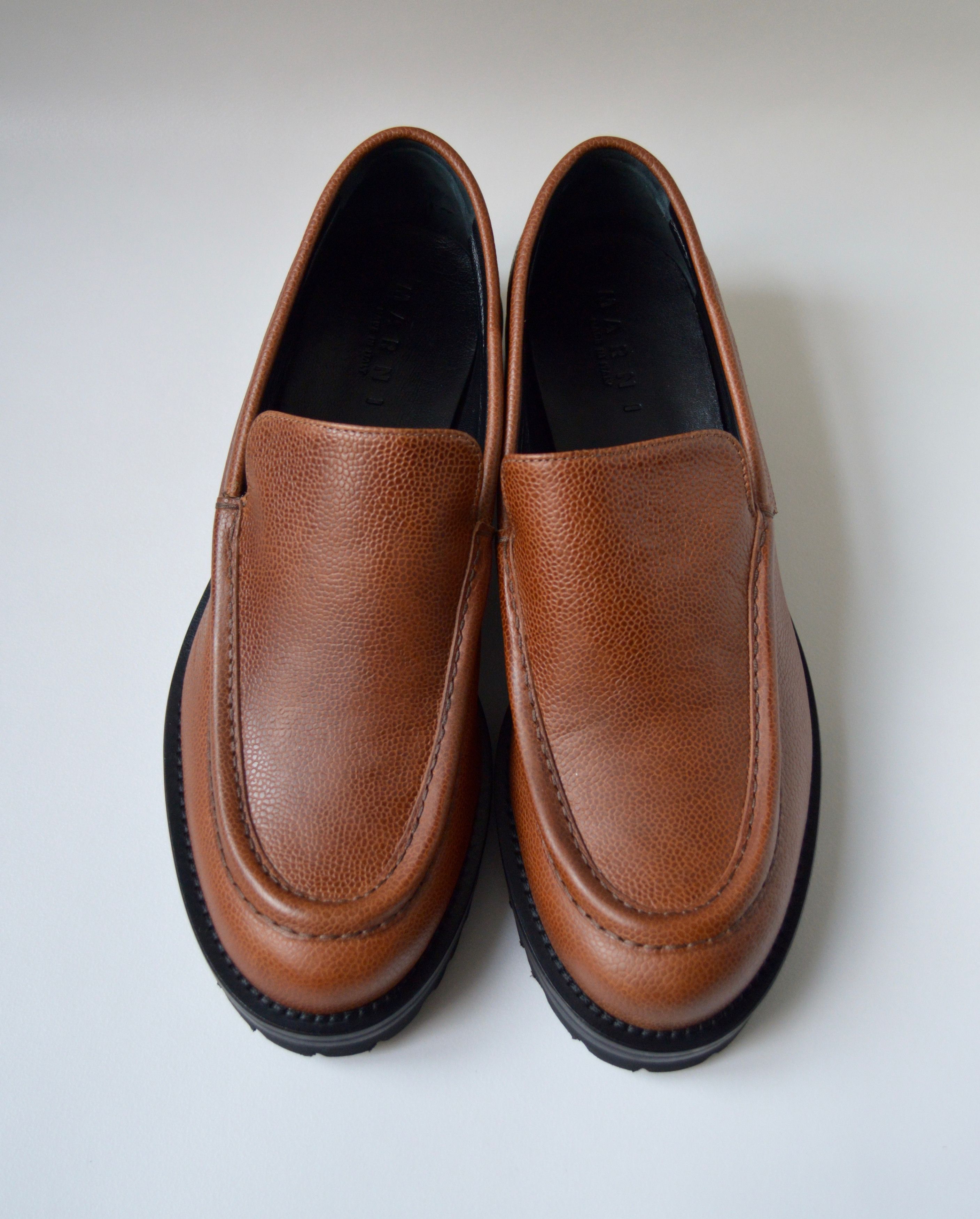 Marni A/W 17 Commando Sole Leather Loafers Size US 11 / EU 44 - 1 Thumbnail