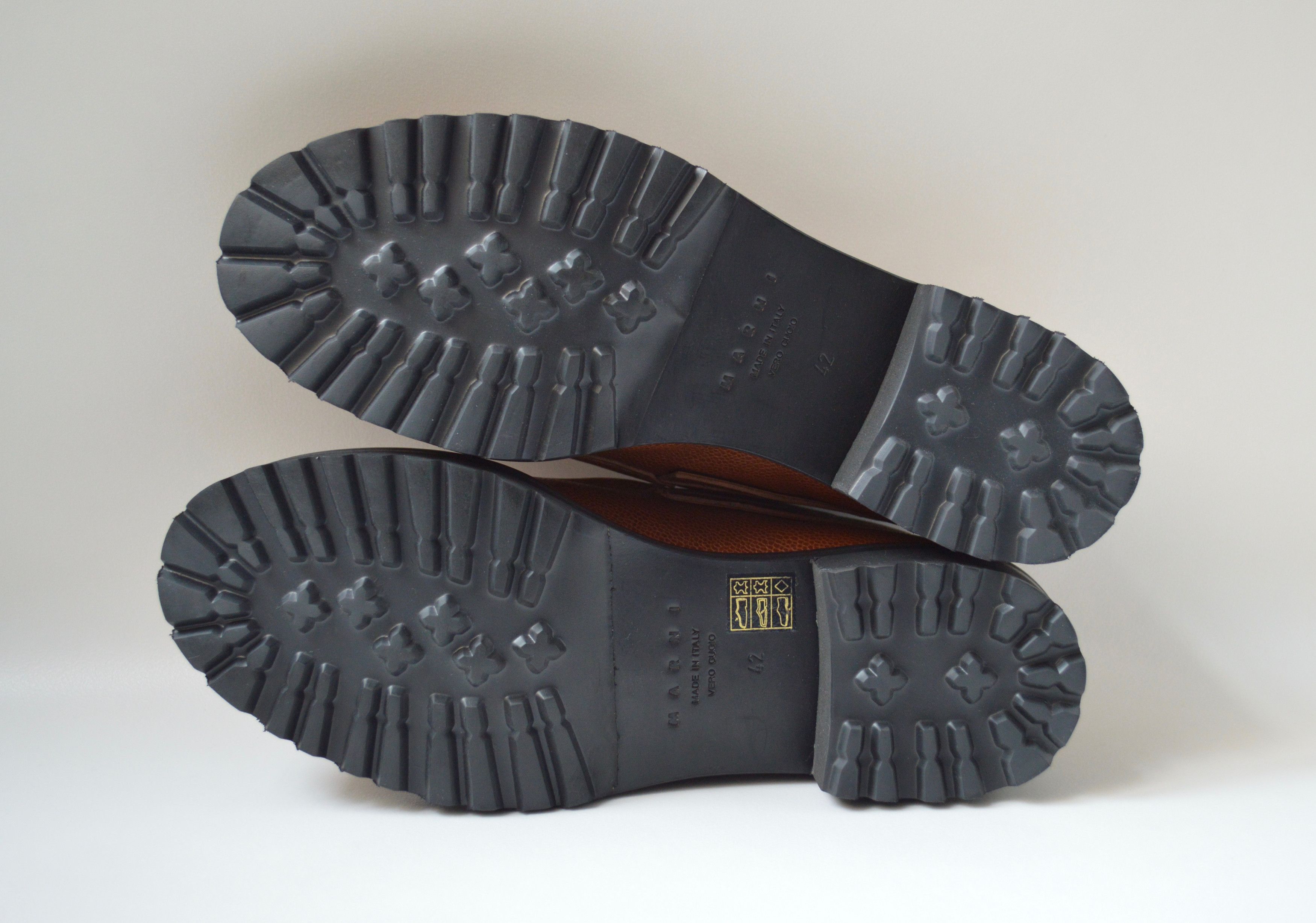 Marni A/W 17 Commando Sole Leather Loafers Size US 11 / EU 44 - 8 Thumbnail