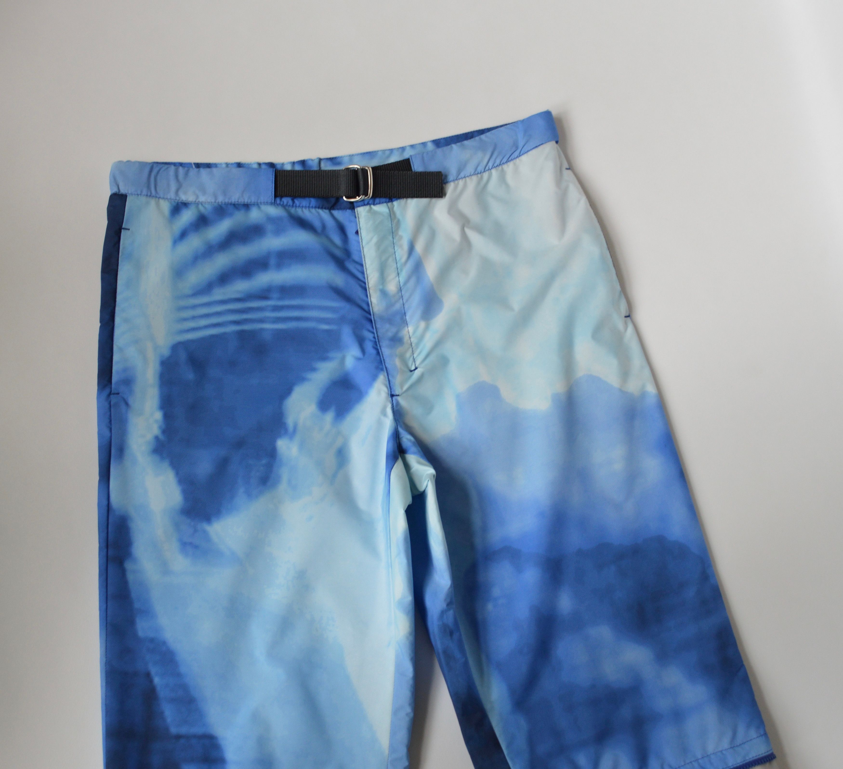 Prada S/S 2000 Tie Dye Tech Nylon Trousers Size US 30 / EU 46 - 4 Thumbnail