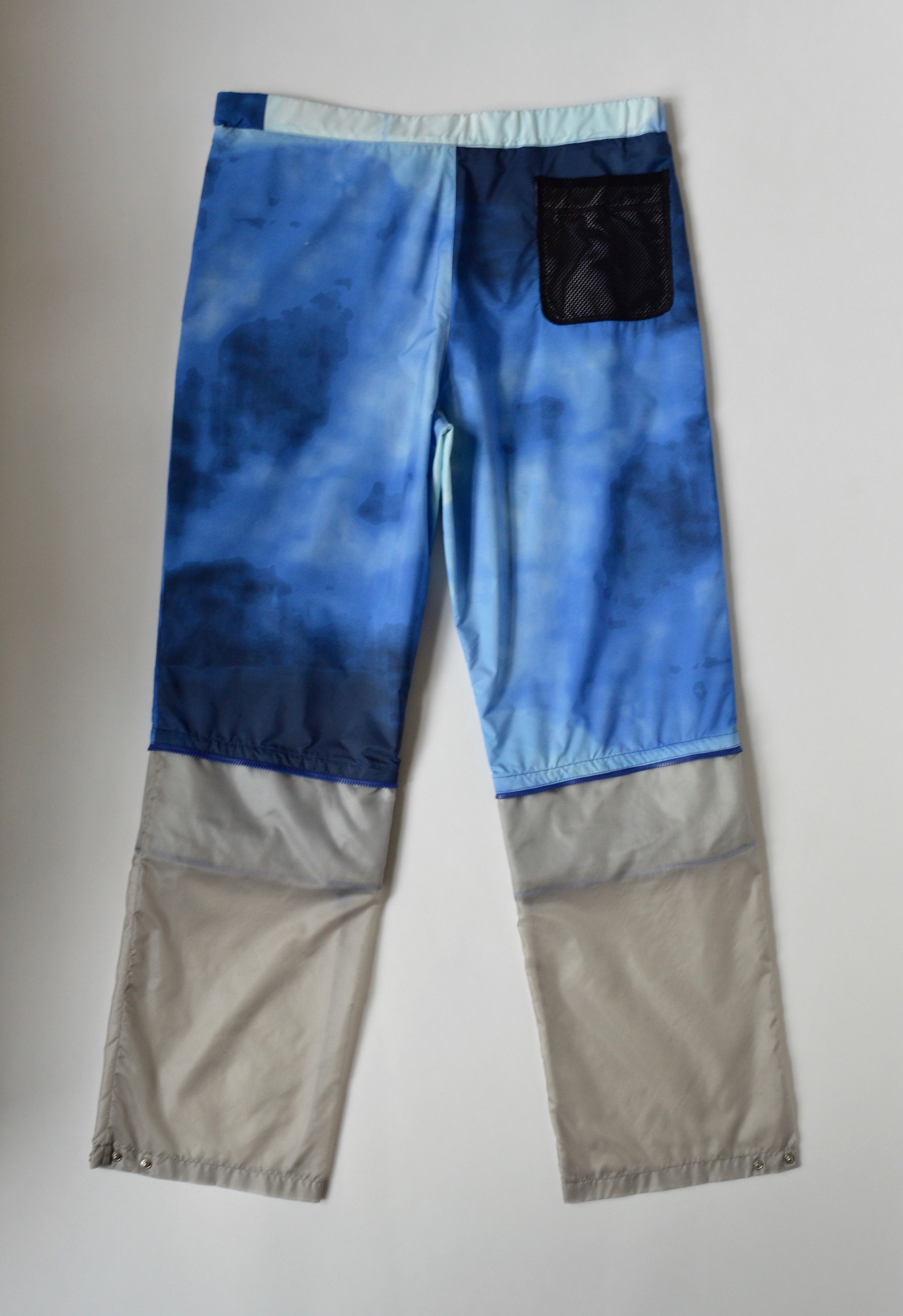 Prada S/S 2000 Tie Dye Tech Nylon Trousers Size US 30 / EU 46 - 8 Thumbnail