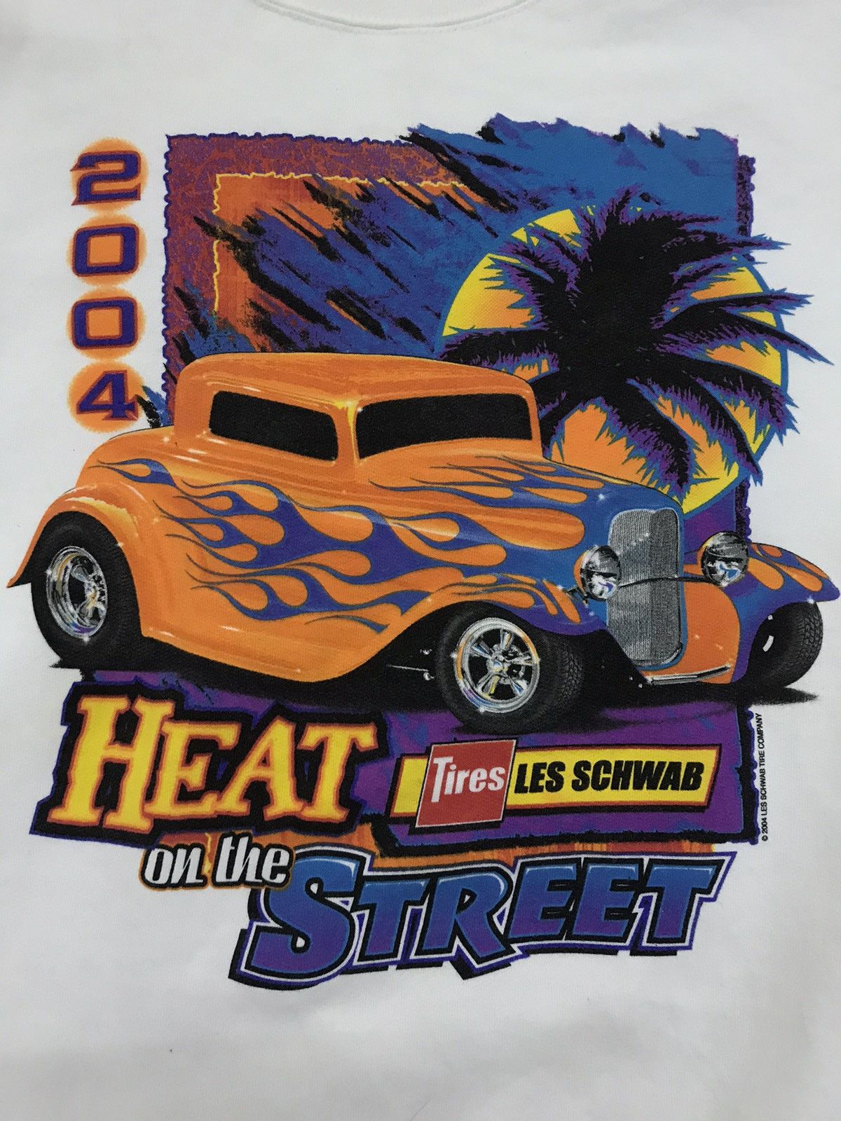 Hanes × Vintage Vintage American Hot Rod Les Schwab 2004 Hip Hop Rare Size US XL / EU 56 / 4 - 3 Thumbnail