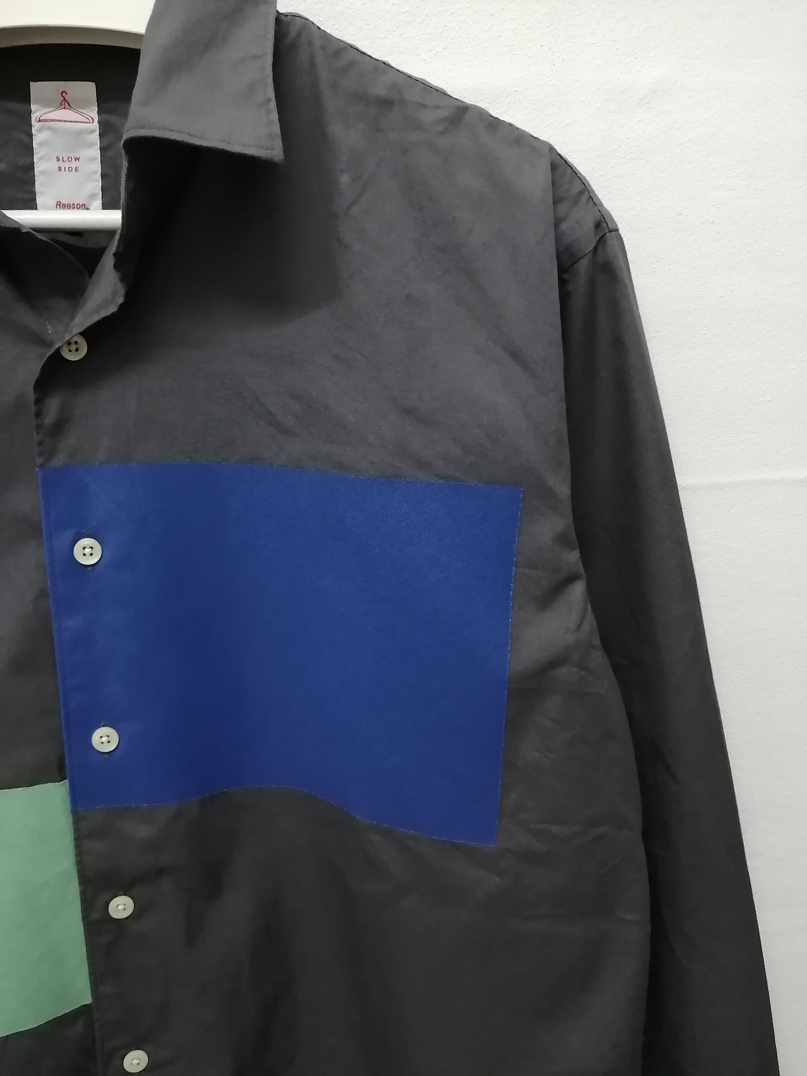 Japanese Brand Japanese Brand REASON Slow Side Nice Design Shirt Size US M / EU 48-50 / 2 - 7 Thumbnail