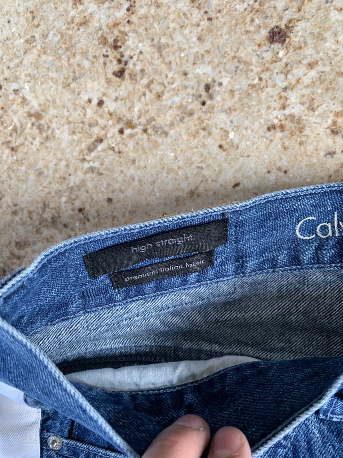 Calvin Klein A$AP x Calvin Blue High Waisted Denim Size US 31 - 10 Thumbnail