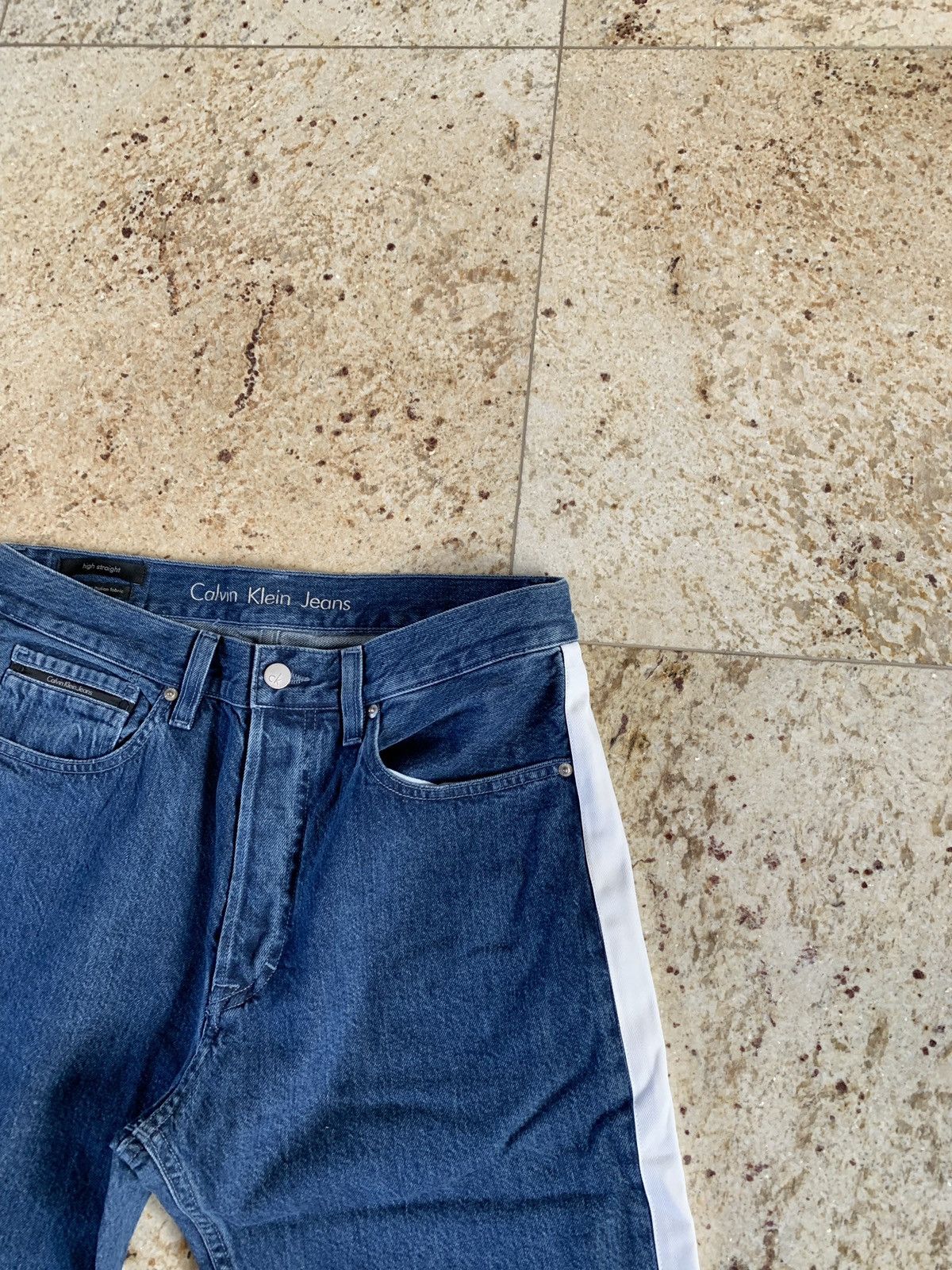 Calvin Klein A$AP x Calvin Blue High Waisted Denim Size US 31 - 7 Thumbnail