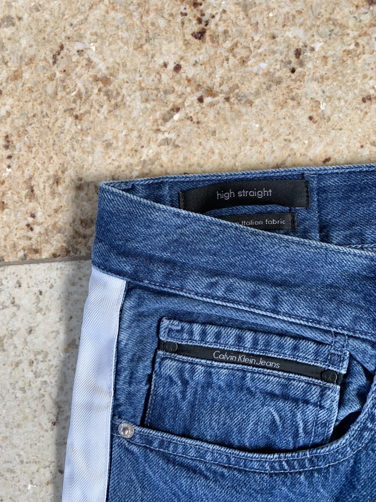 Calvin Klein A$AP x Calvin Blue High Waisted Denim Size US 31 - 6 Thumbnail