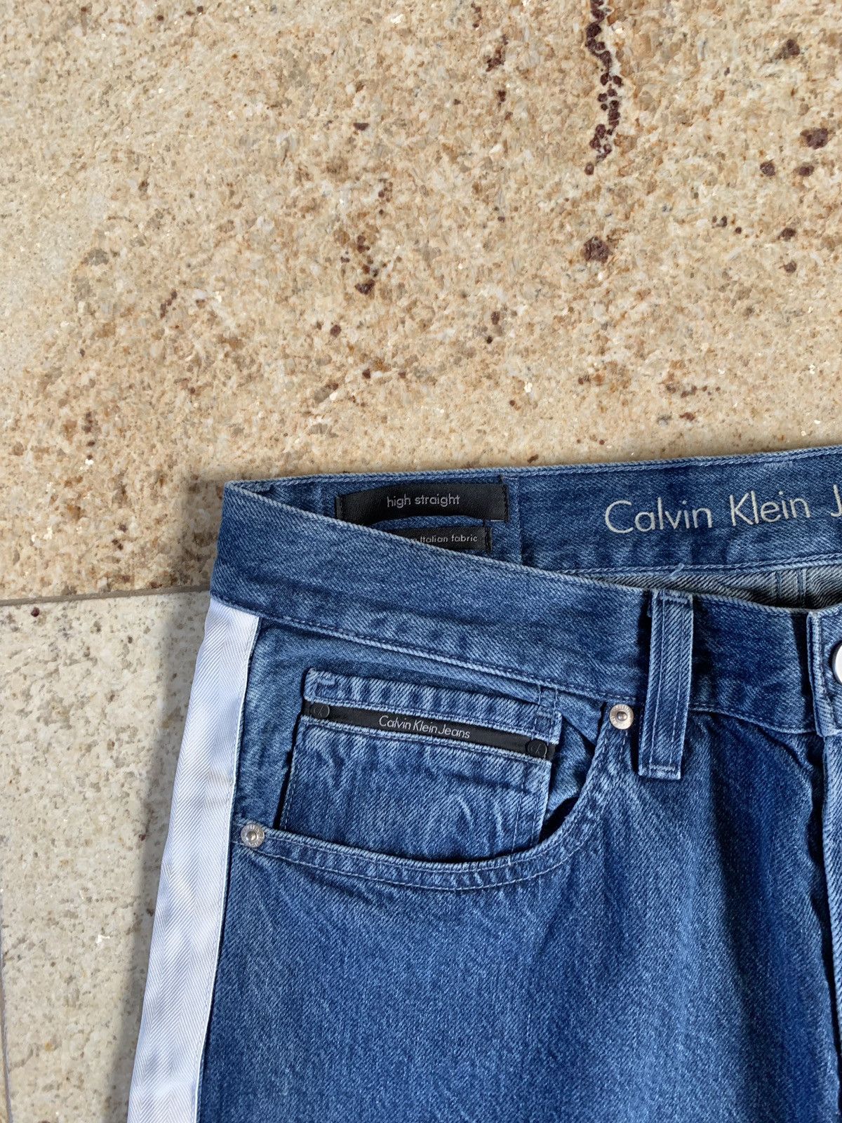 Calvin Klein A$AP x Calvin Blue High Waisted Denim Size US 31 - 5 Thumbnail