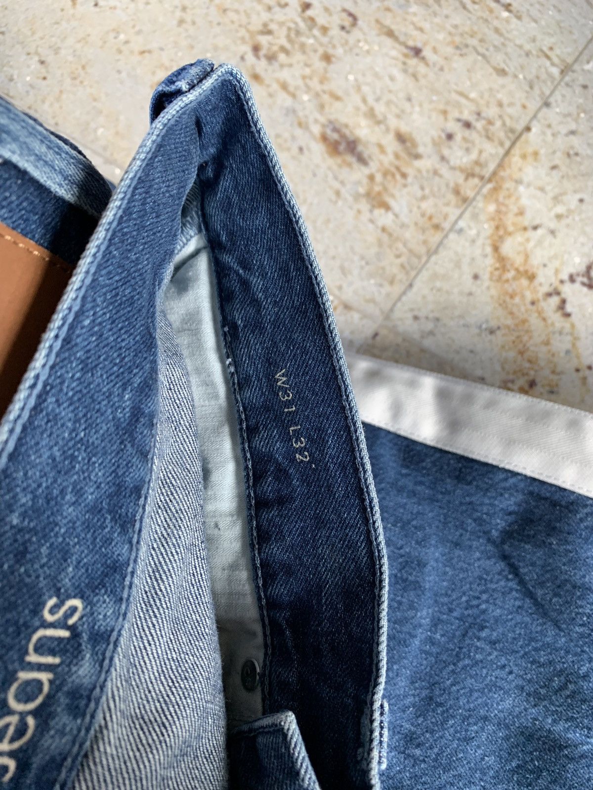 Calvin Klein A$AP x Calvin Blue High Waisted Denim Size US 31 - 16 Thumbnail