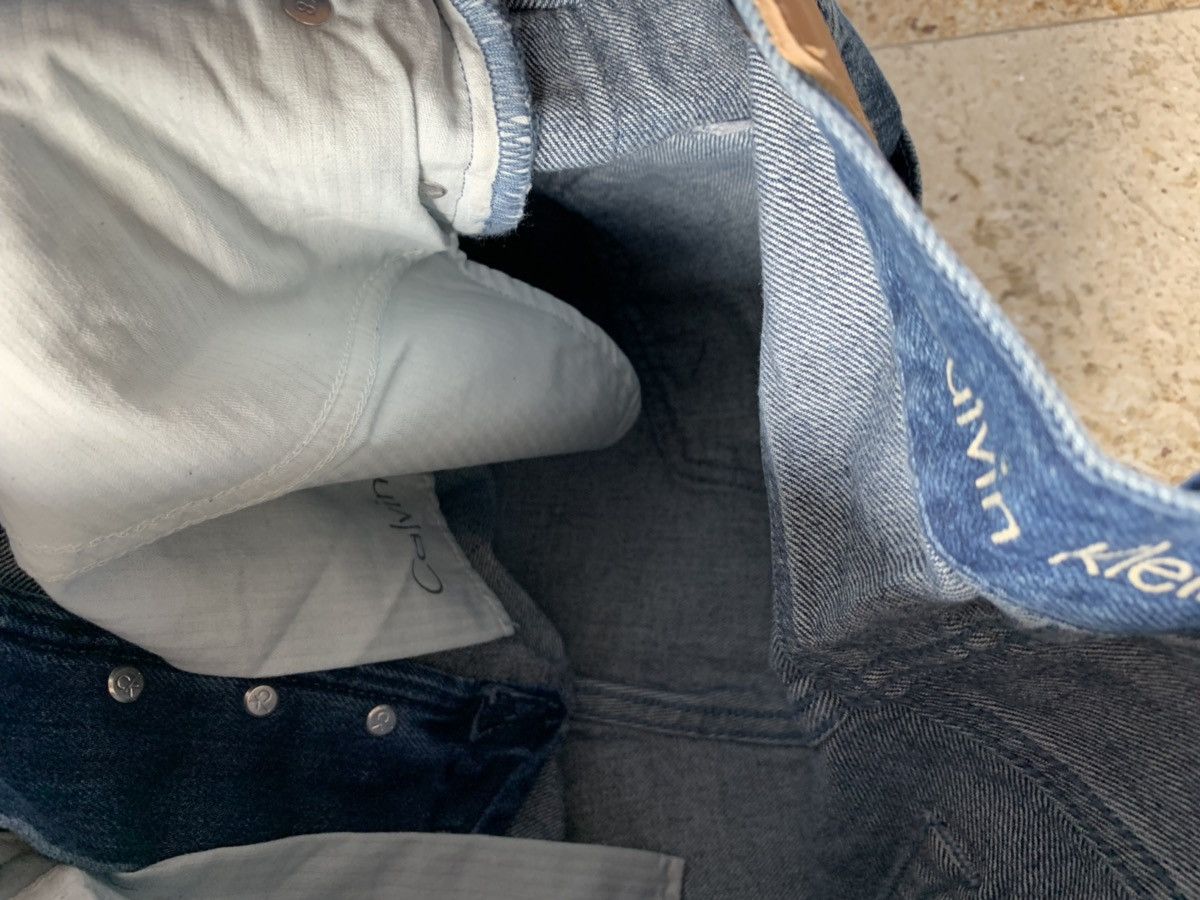 Calvin Klein A$AP x Calvin Blue High Waisted Denim Size US 31 - 11 Thumbnail