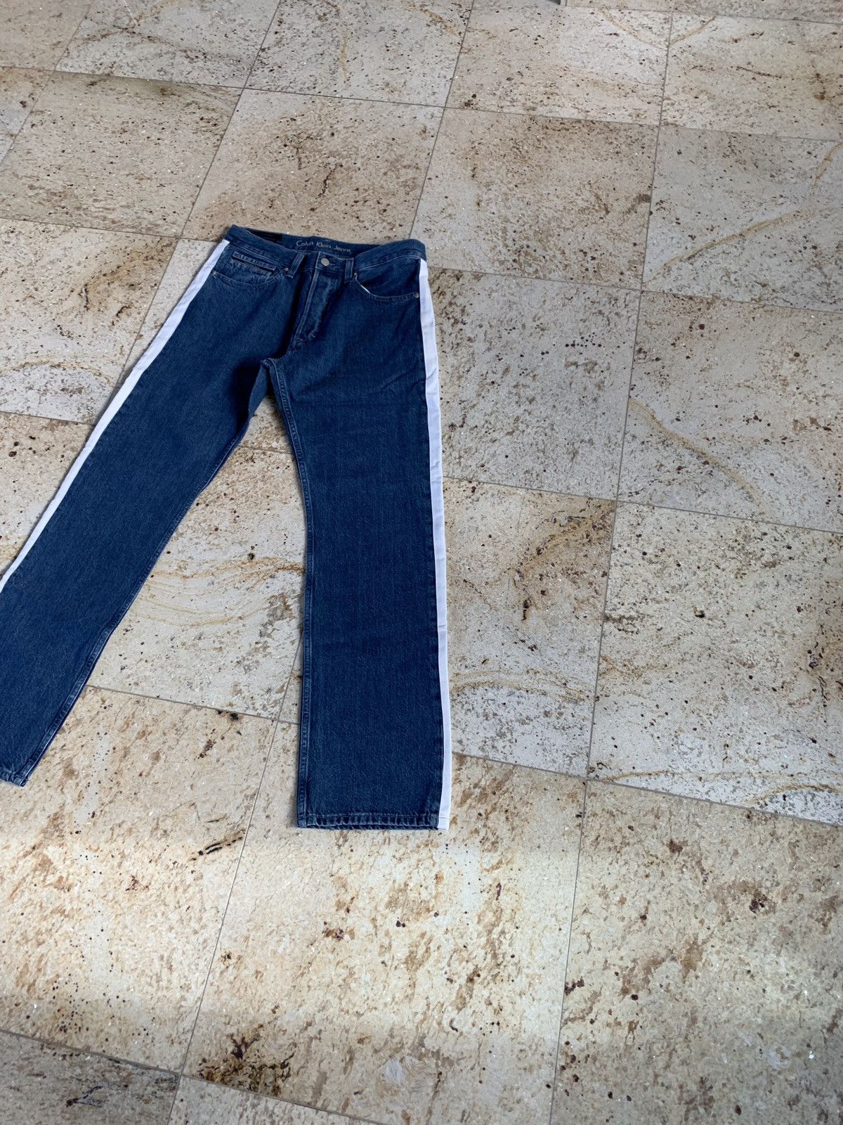 Calvin Klein A$AP x Calvin Blue High Waisted Denim Size US 31 - 3 Thumbnail
