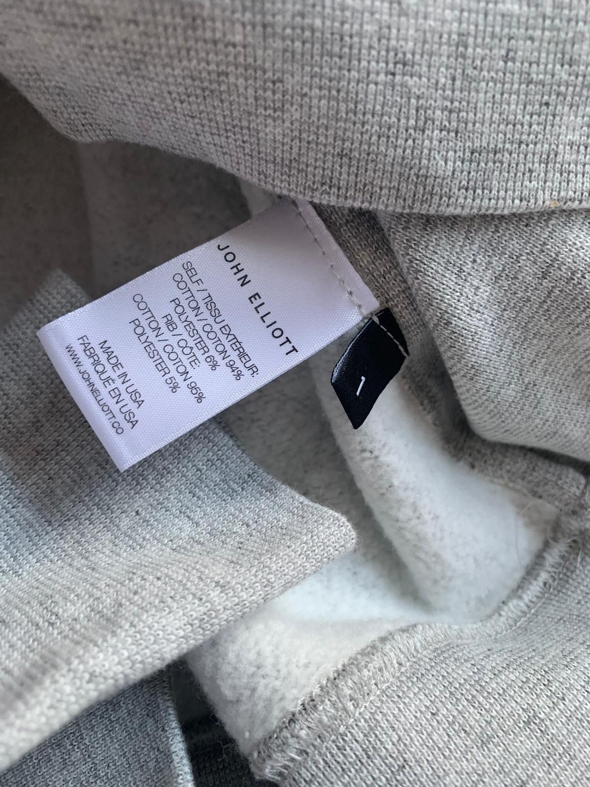 John Elliott Spec Fleece Hoodie in Grey Size US S / EU 44-46 / 1 - 11 Thumbnail