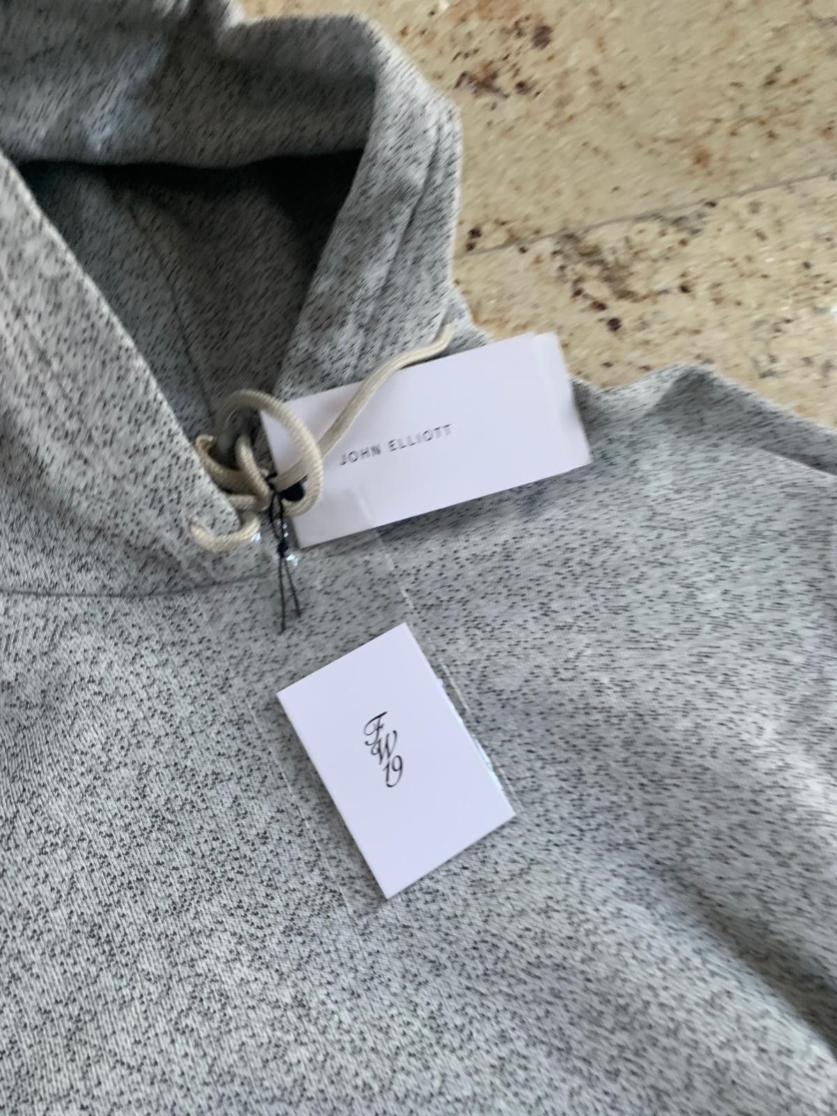 John Elliott Spec Fleece Hoodie in Grey Size US S / EU 44-46 / 1 - 7 Thumbnail